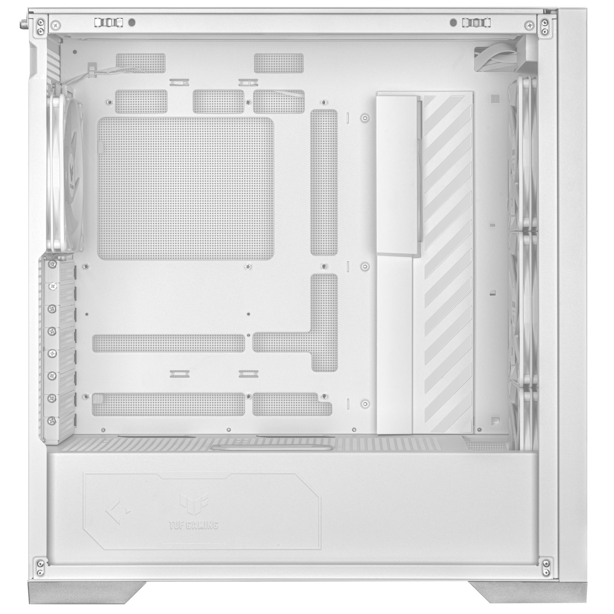 Asus - Asus TUF Gaming GT302 TG ARGB Case - White