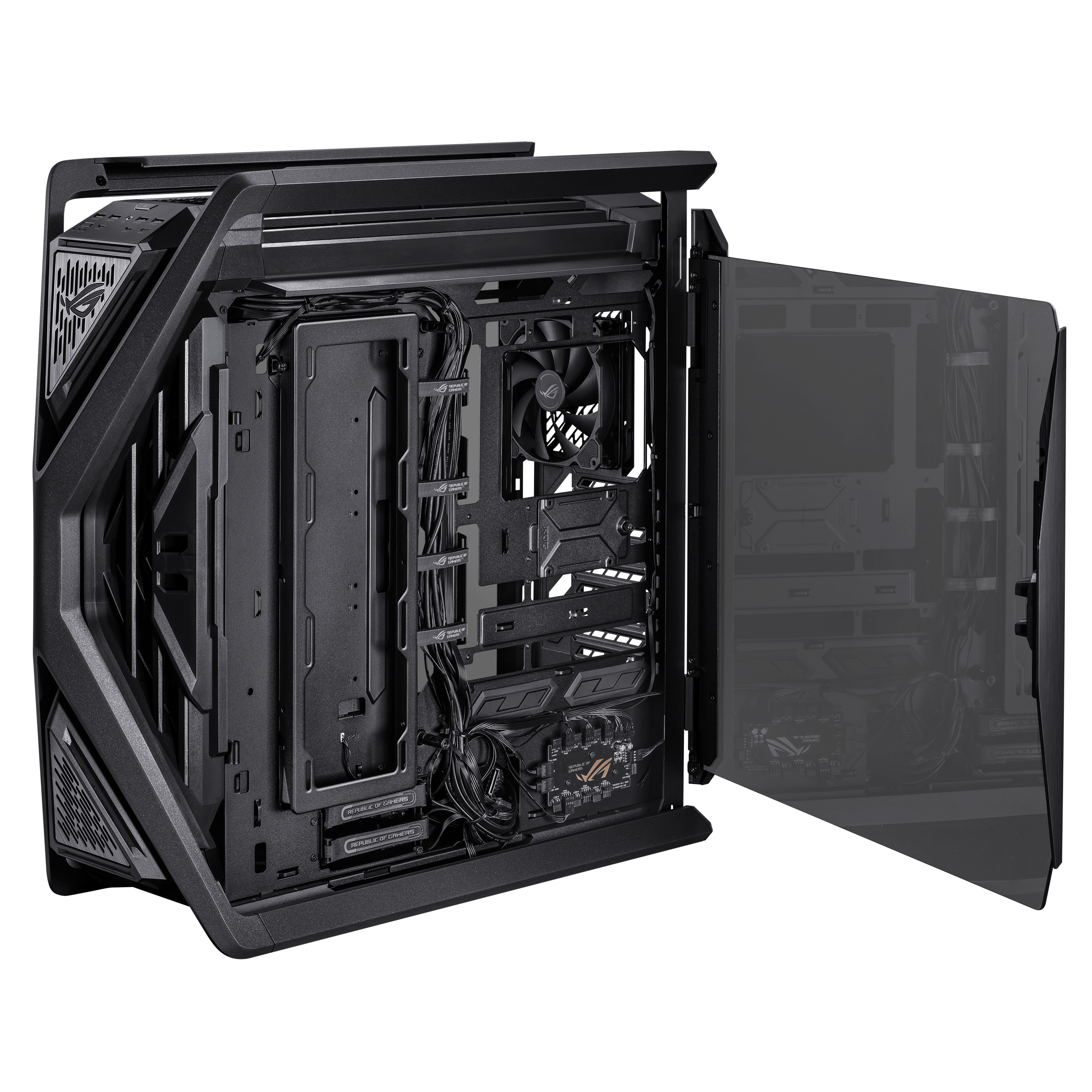 Asus - Asus ROG Hyperion GR701 BTF Edition Full Tower E-ATX Case - Black