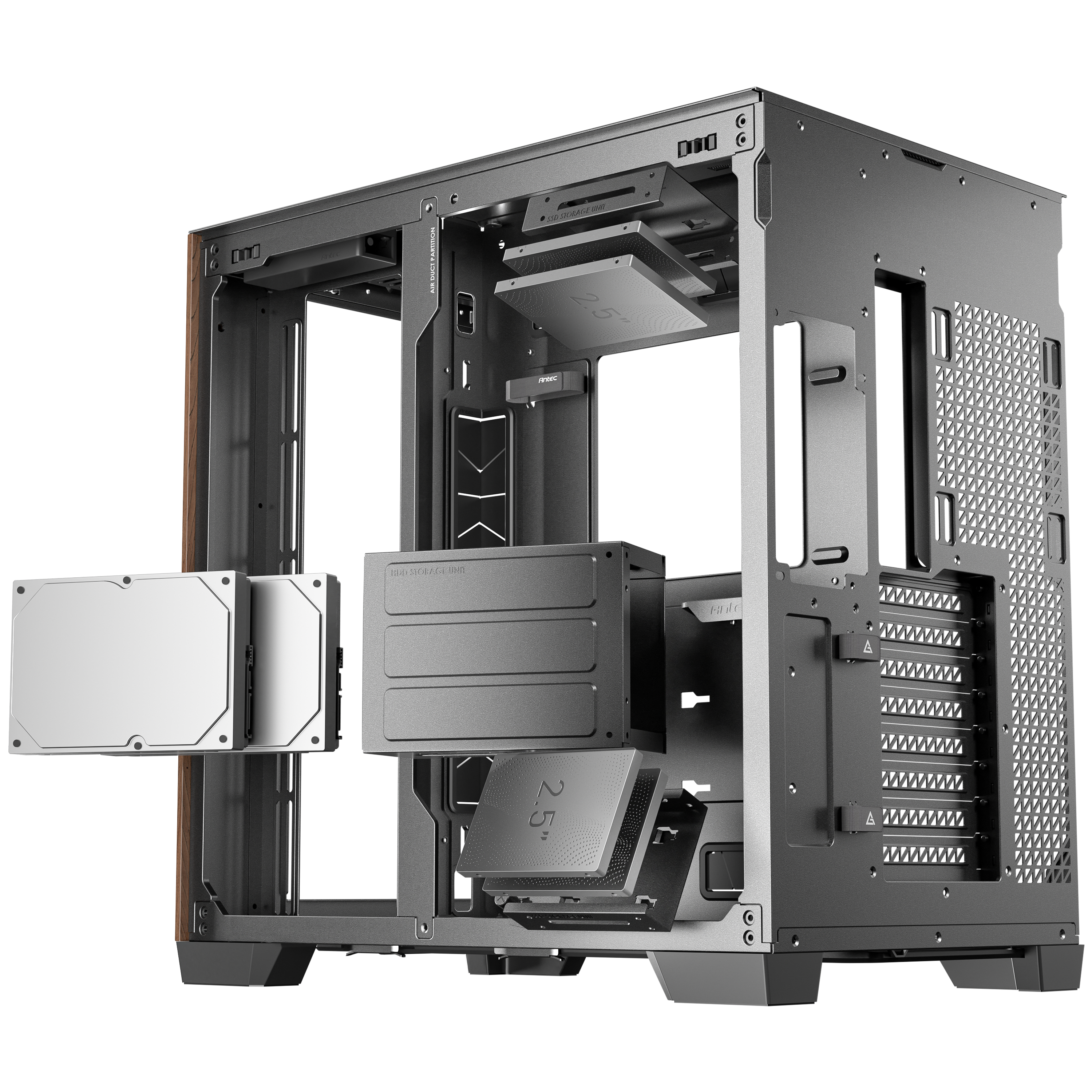 Antec - Antec C8 Wood Midi Tower - Black