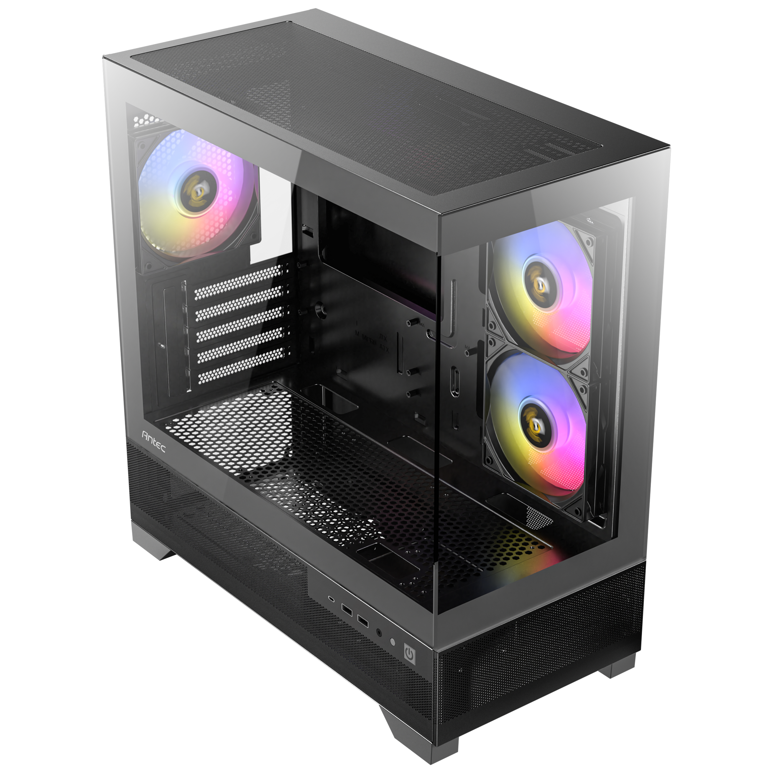 Antec - Antec CX500M RGB M-ATX Mini Tower - Black