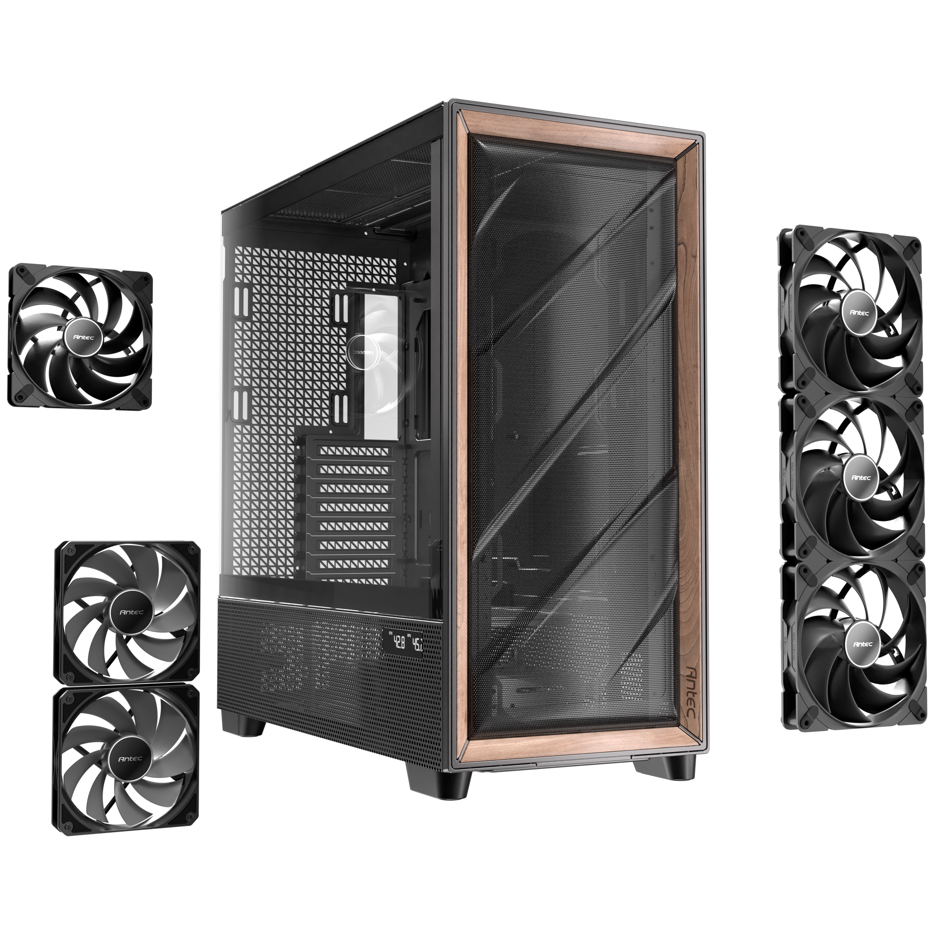 Antec - Antec Flux PRO Full Tower Case - Black