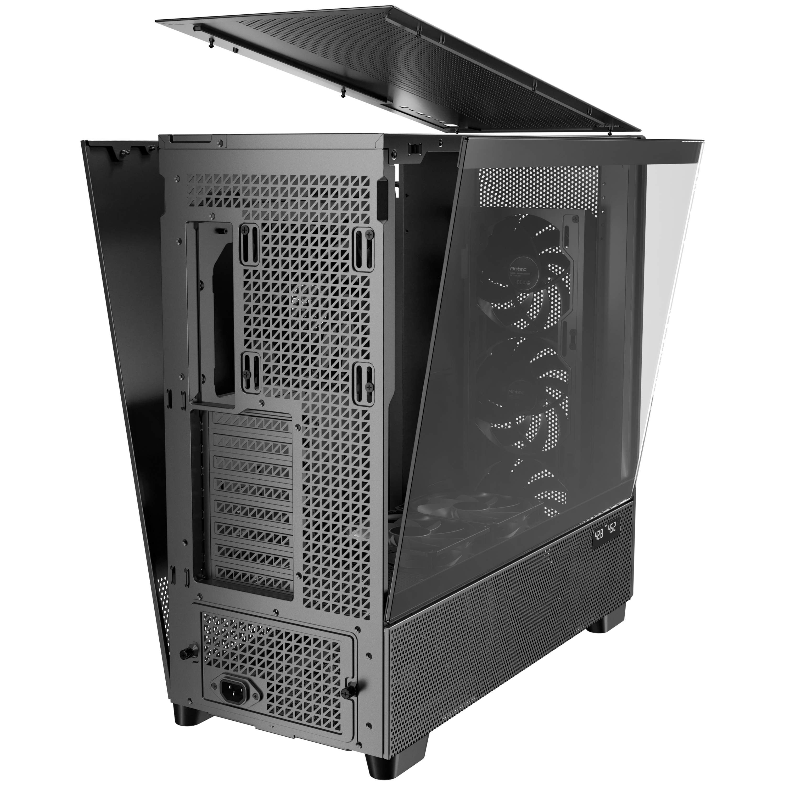 Antec - Antec Flux PRO Full Tower Case - Black