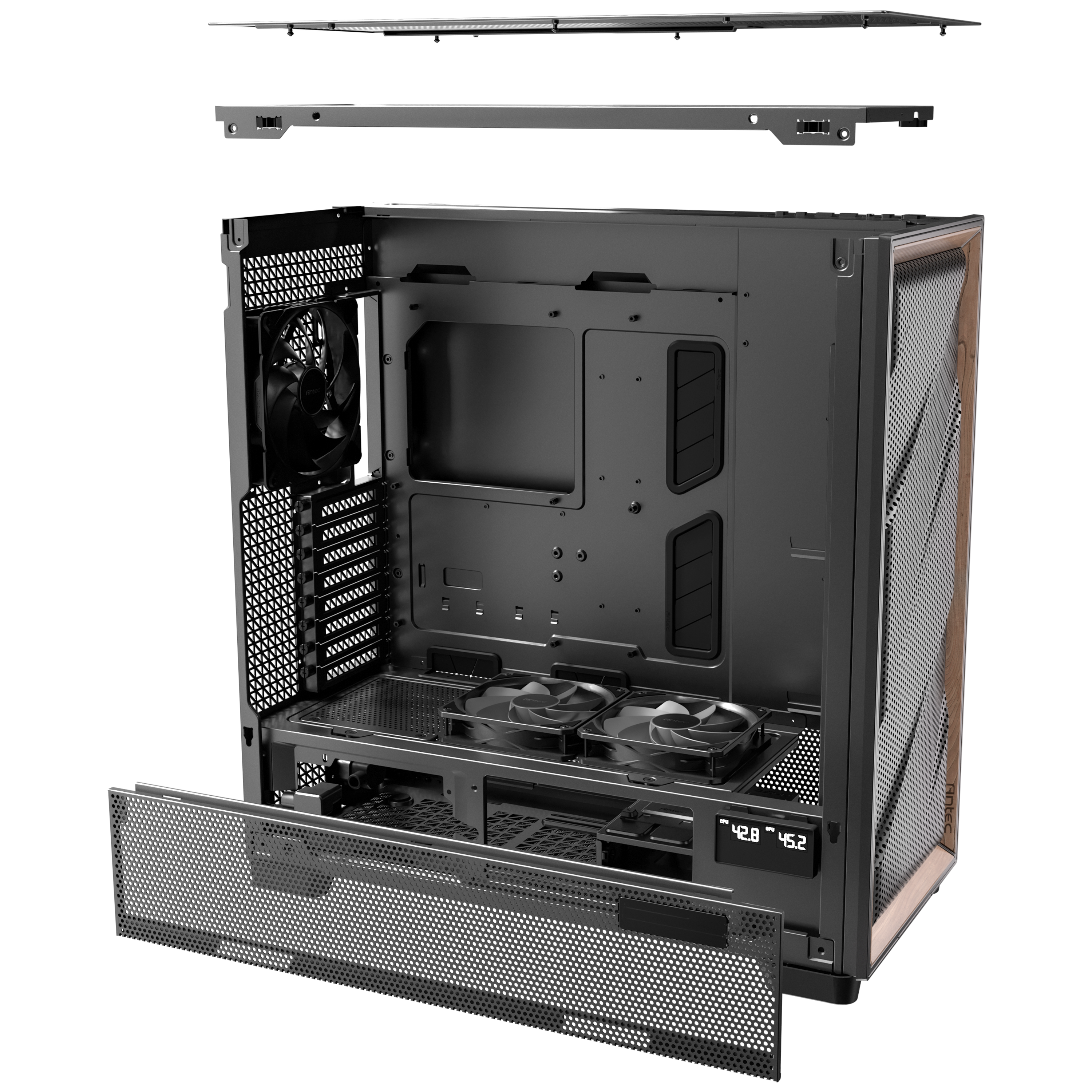 Antec - Antec Flux PRO Full Tower Case - Black