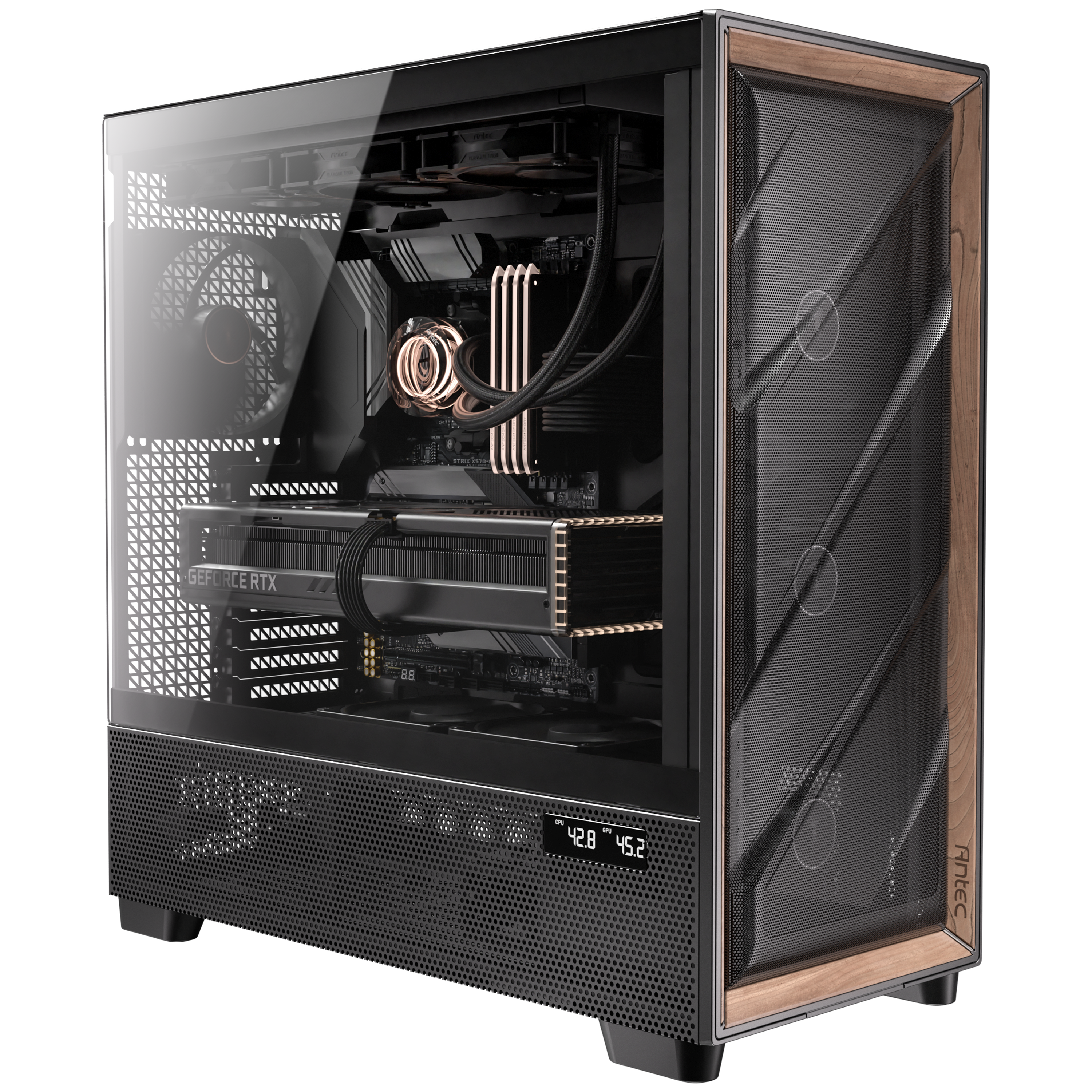 Antec - Antec Flux PRO Full Tower Case - Black