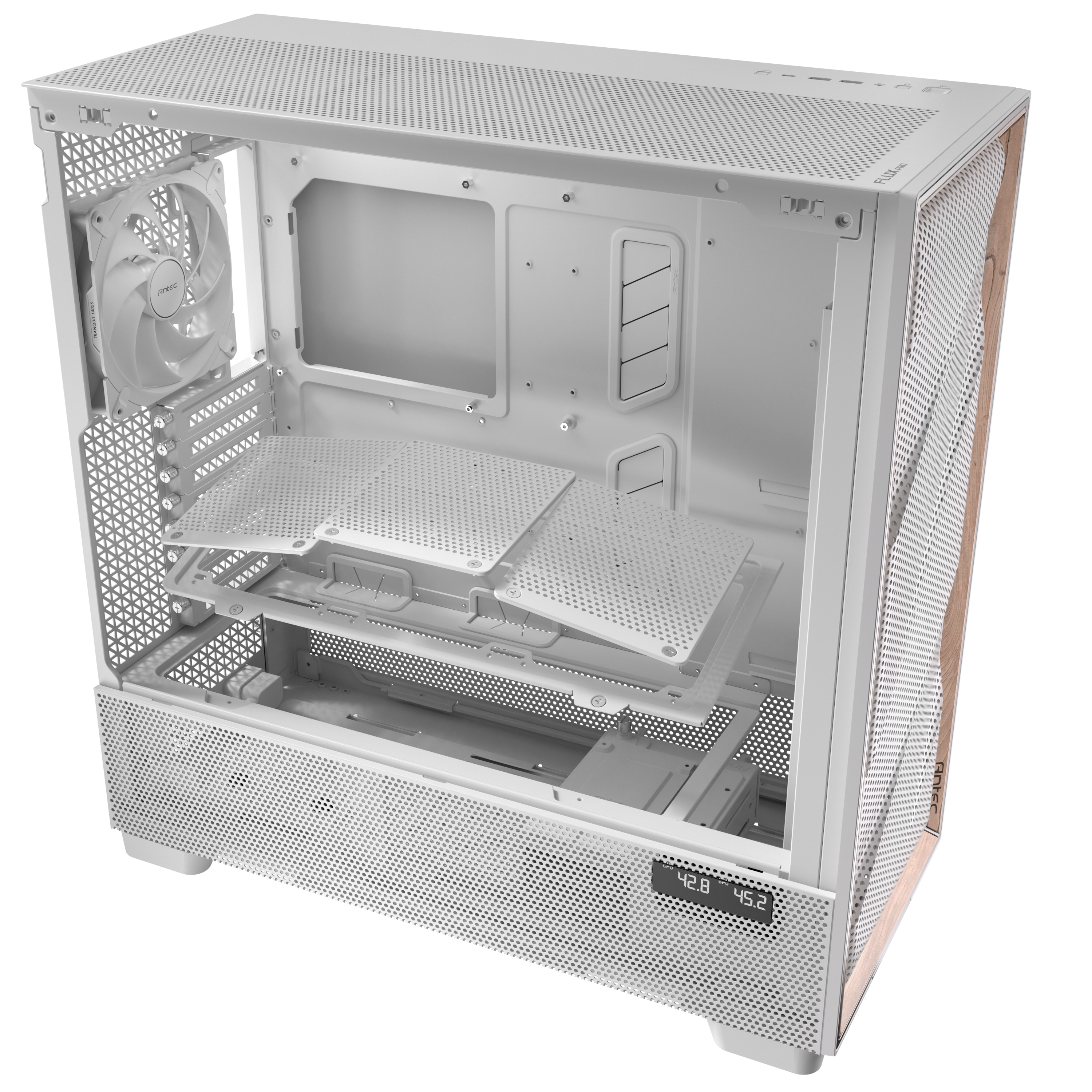 Antec - Antec Flux PRO Full Tower Case - White