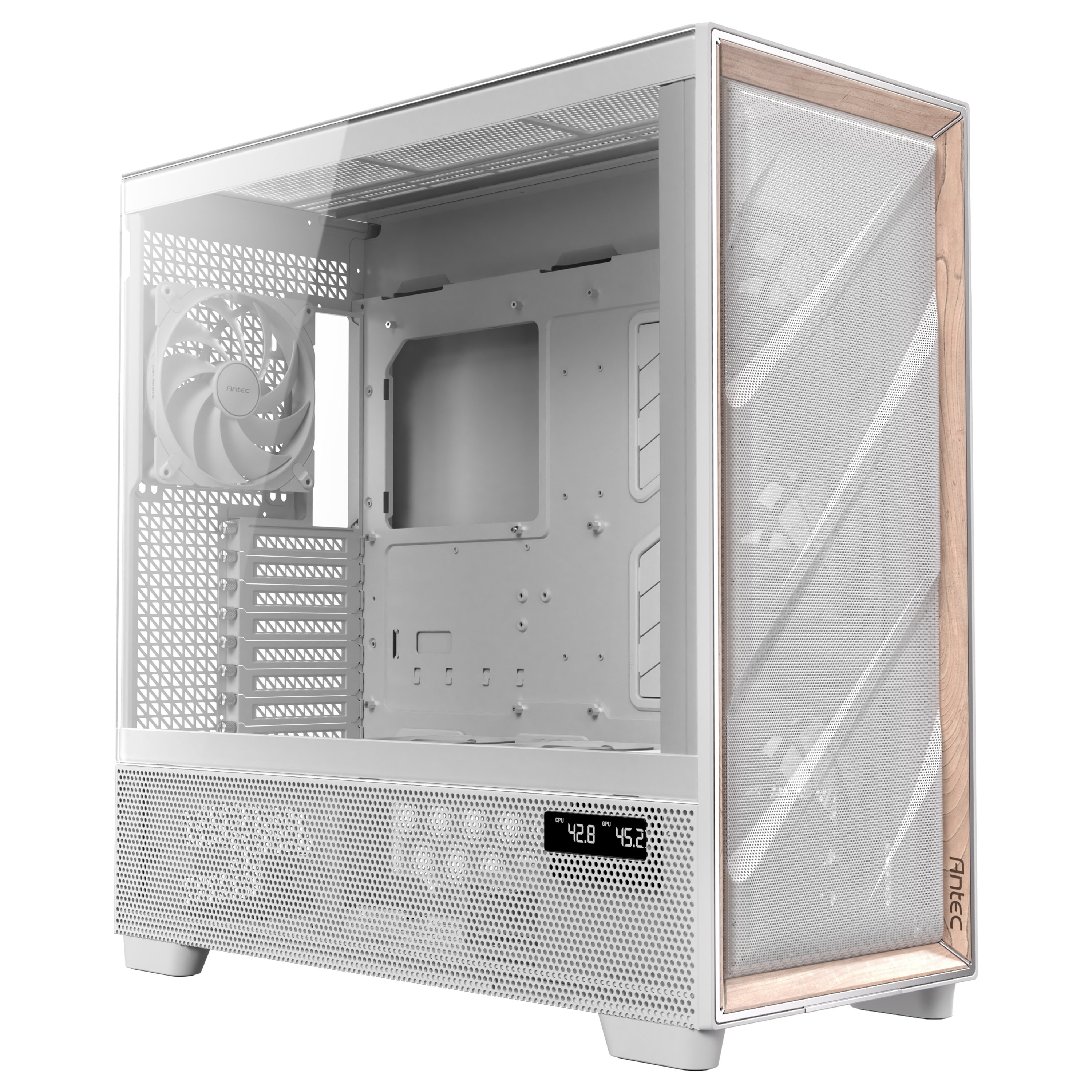 Antec - Antec Flux PRO Full Tower Case - White