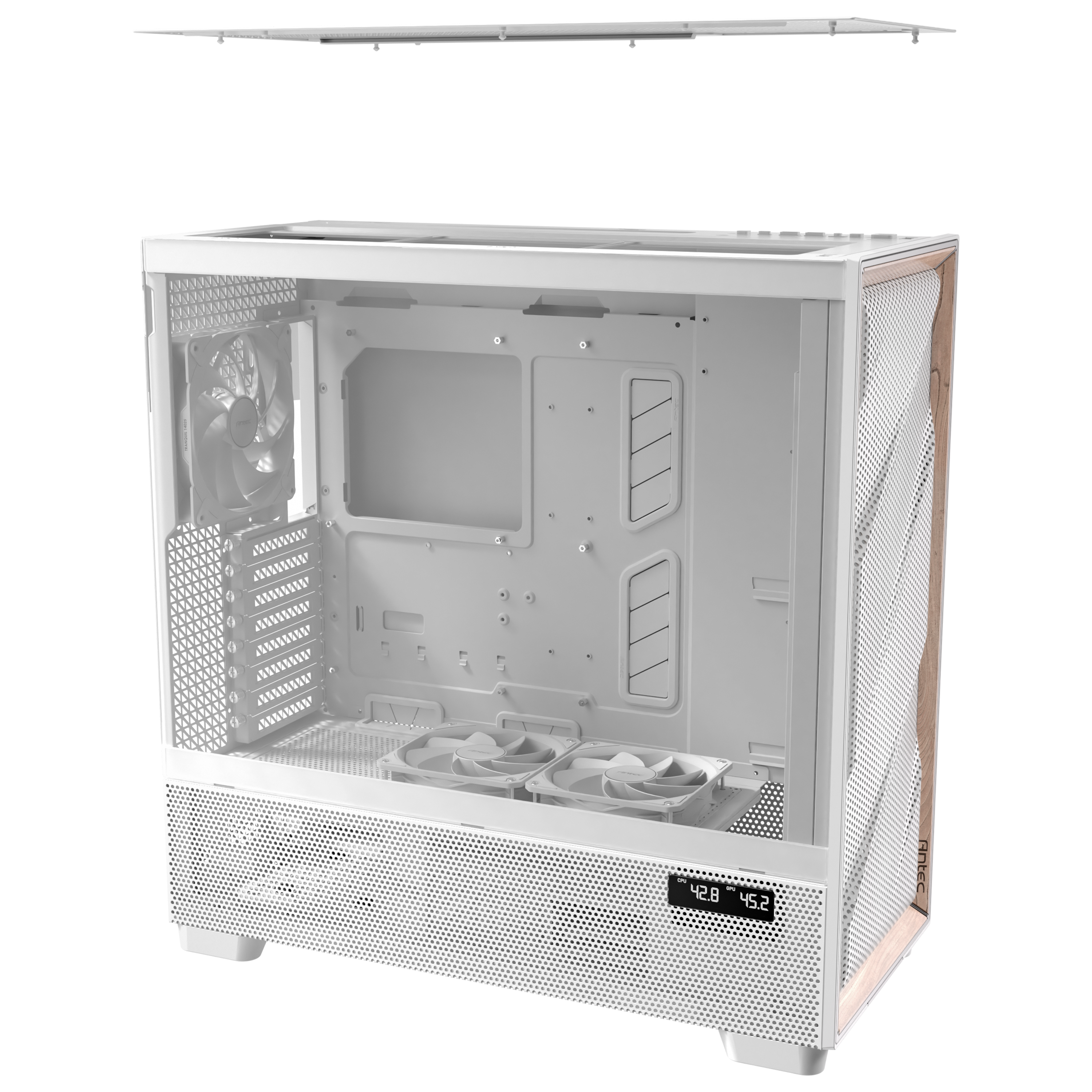 Antec - Antec Flux PRO Full Tower Case - White