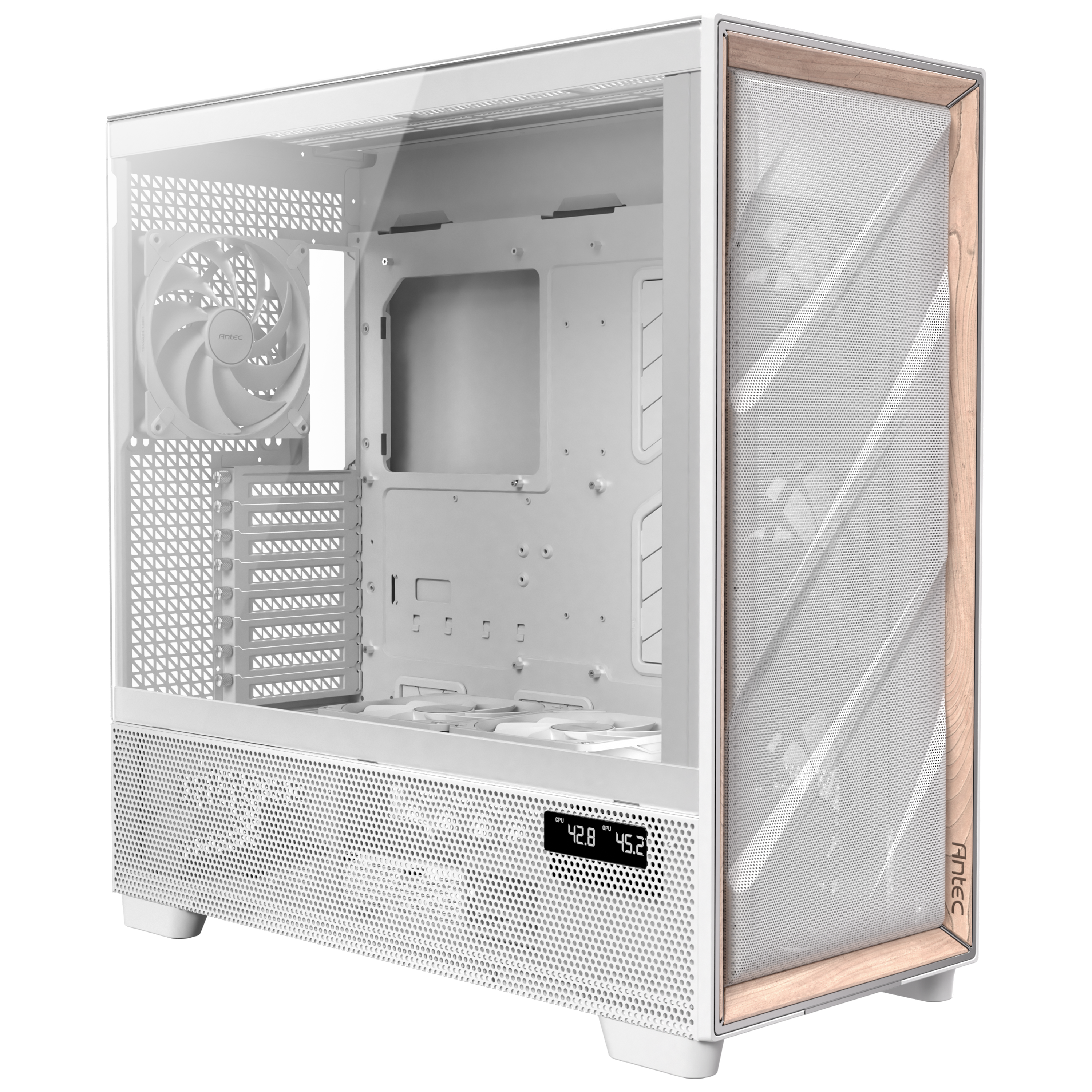 Antec - Antec Flux PRO Full Tower Case - White