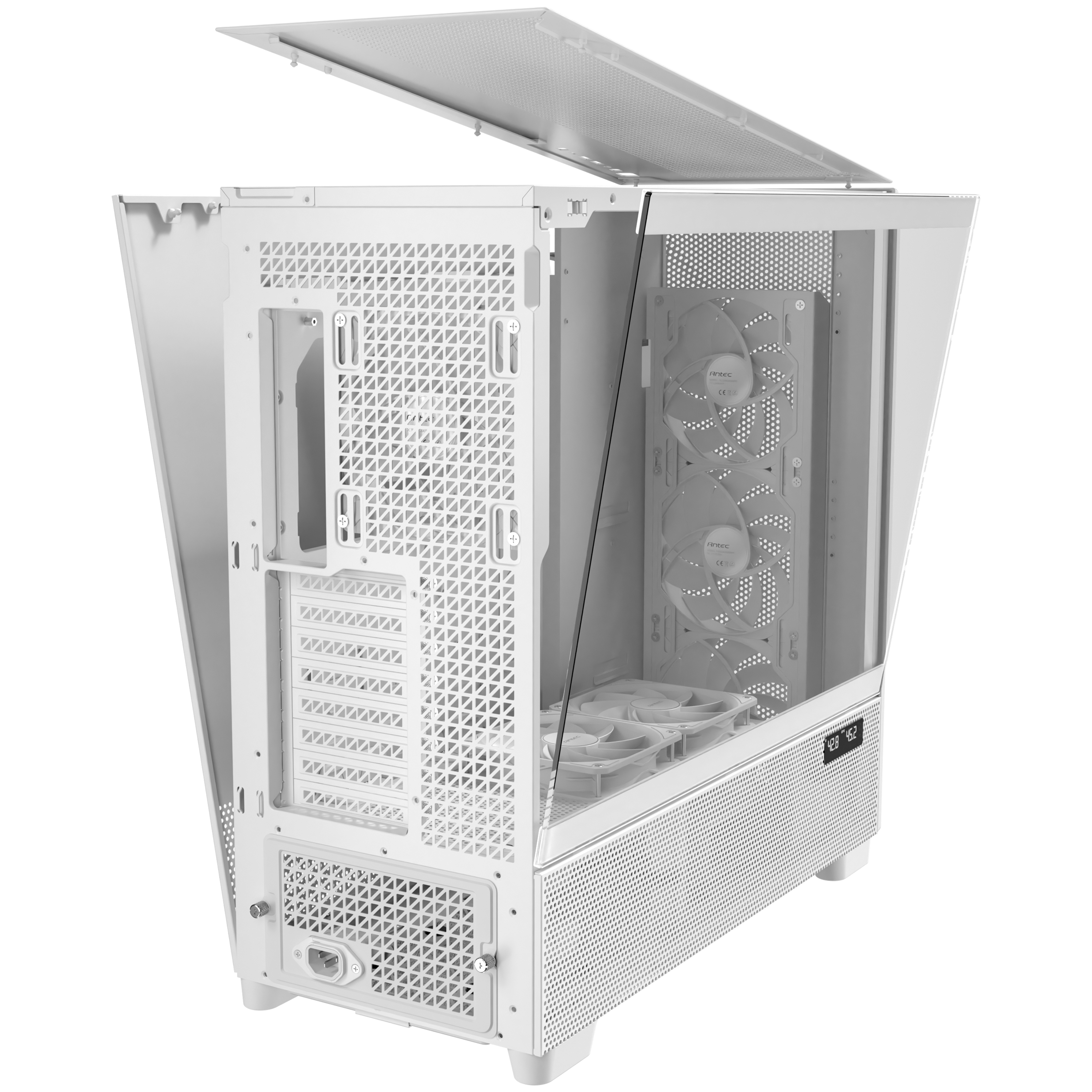 Antec - Antec Flux PRO Full Tower Case - White