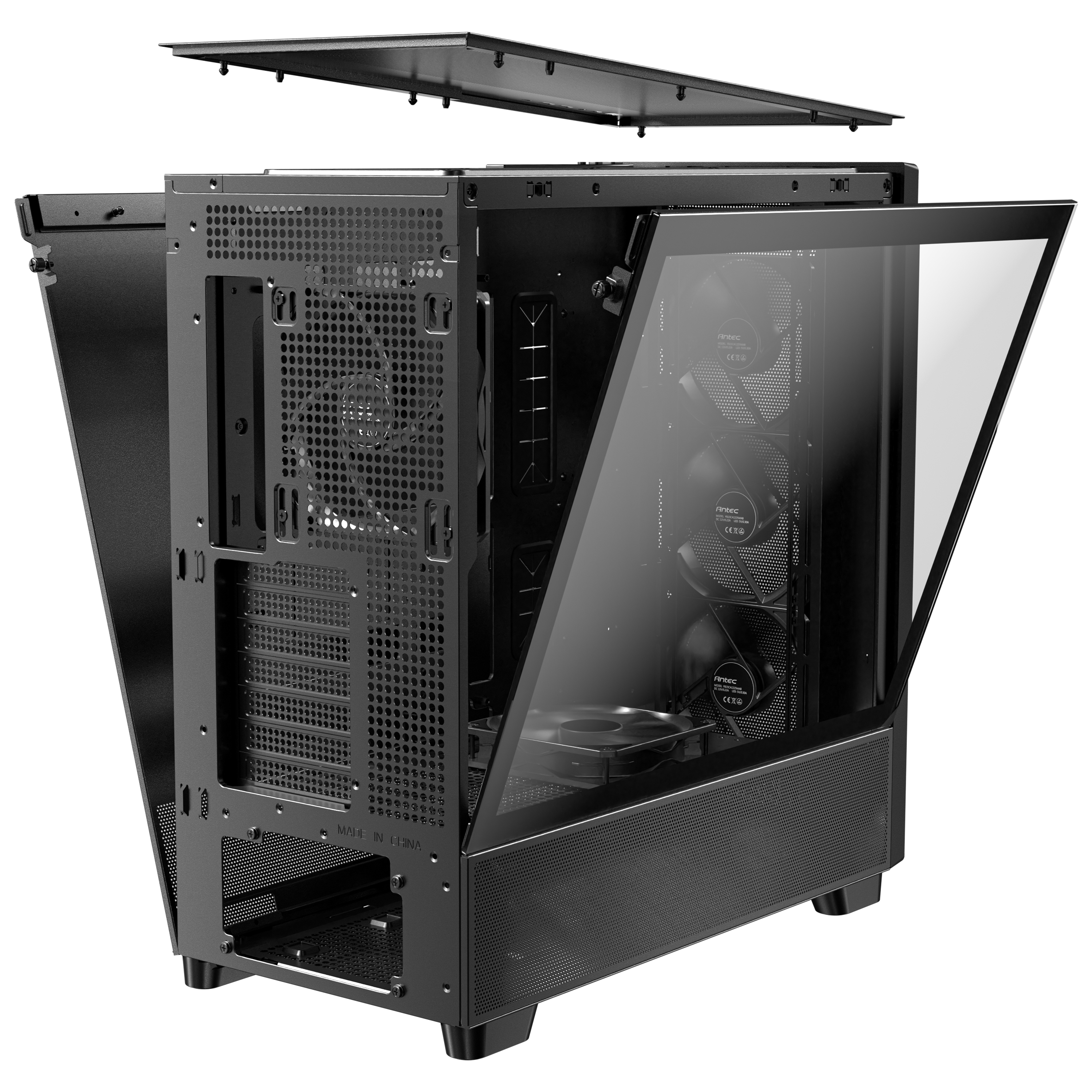 Antec - Antec Flux Mid Tower Case - Black