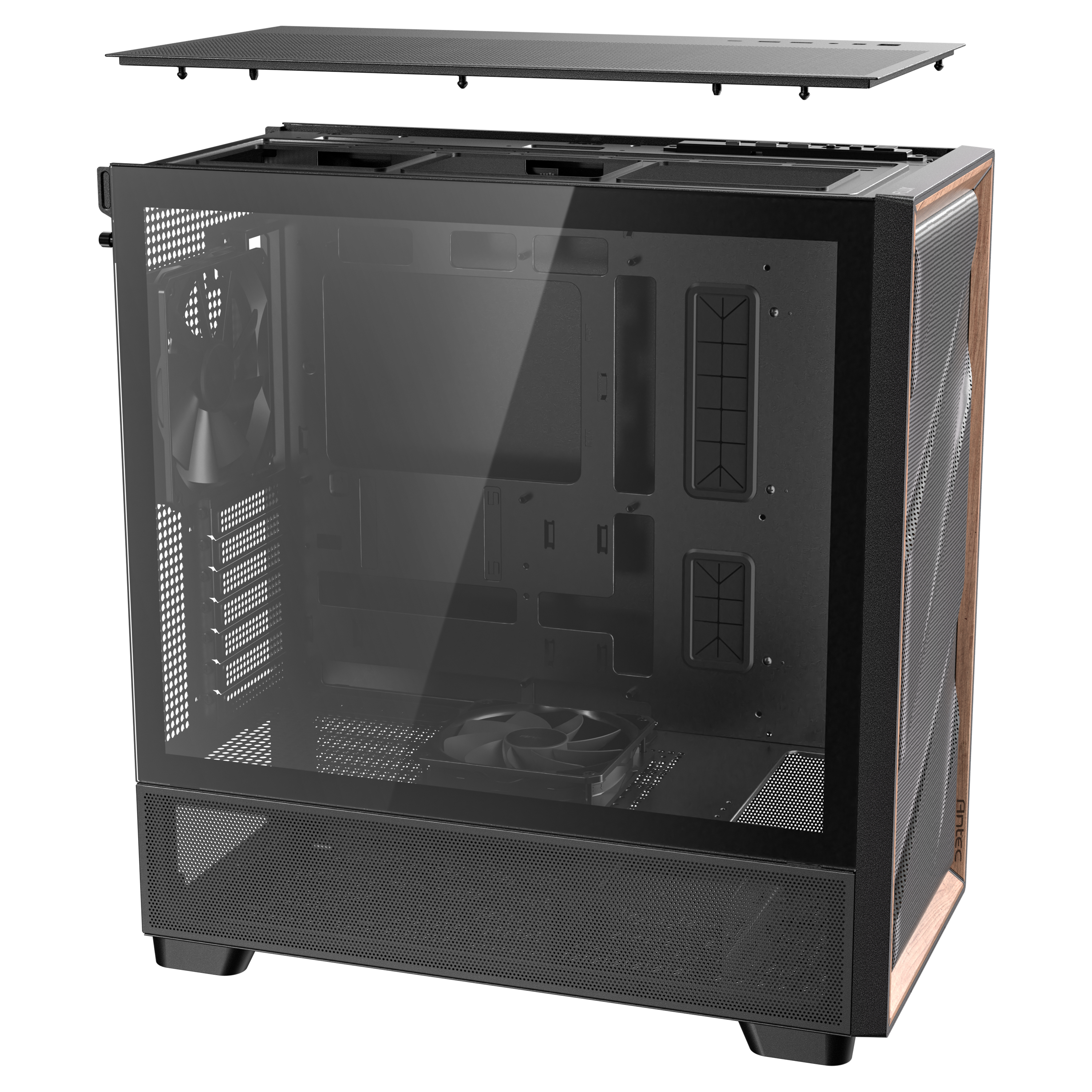 Antec - Antec Flux Mid Tower Case - Black