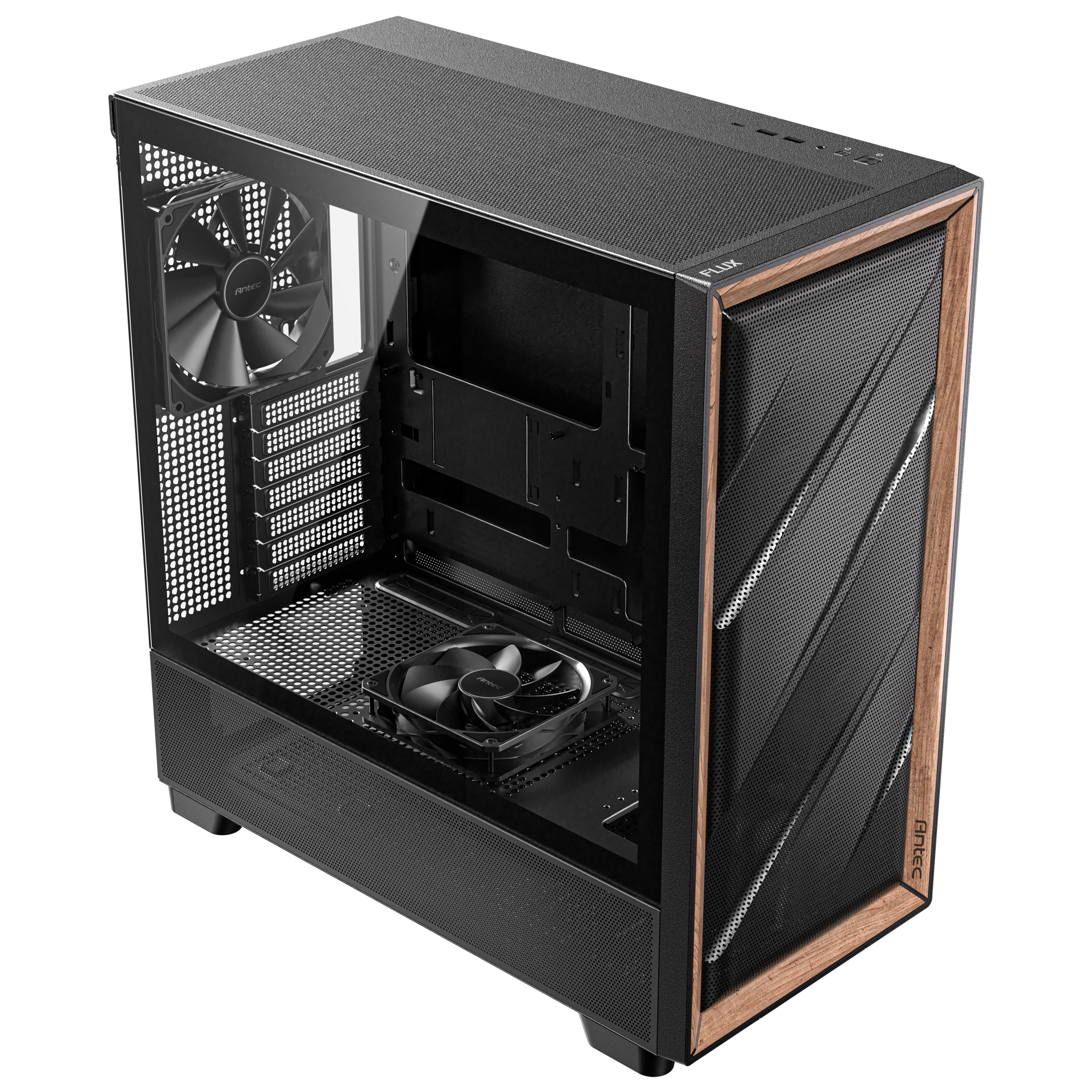 Antec - Antec Flux Mid Tower Case - Black