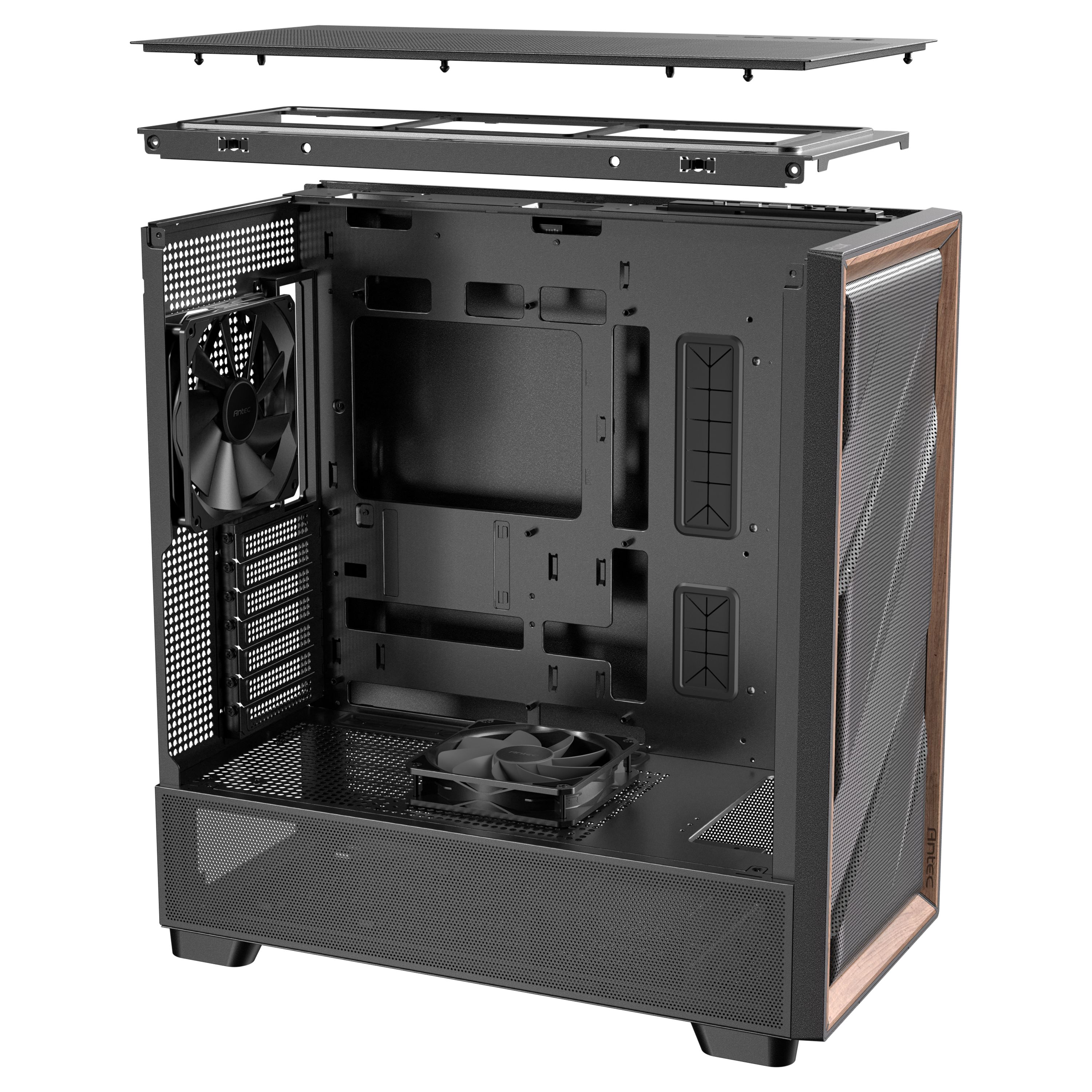 Antec - Antec Flux Mid Tower Case - Black