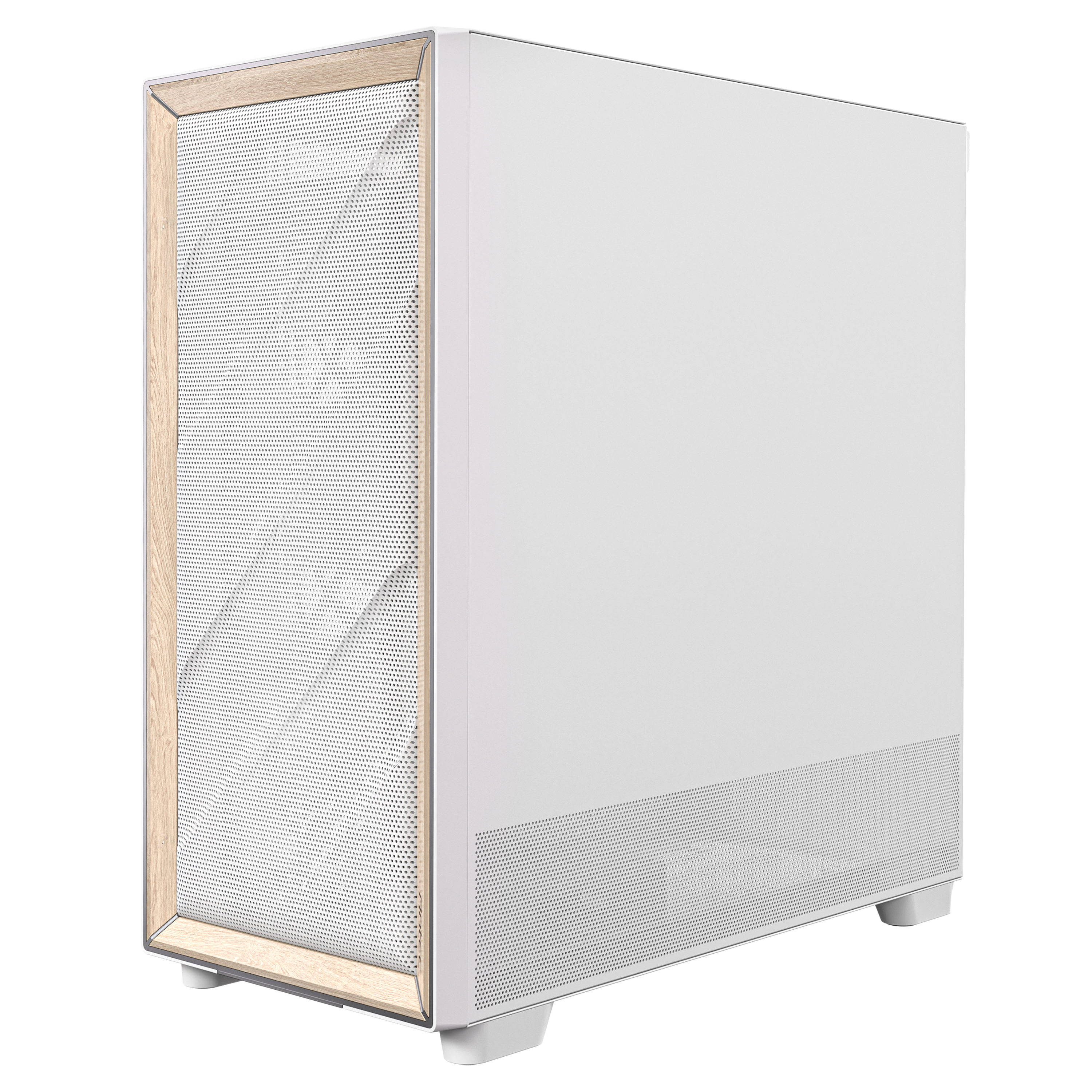 Antec - Antec Flux Mid Tower Case - White