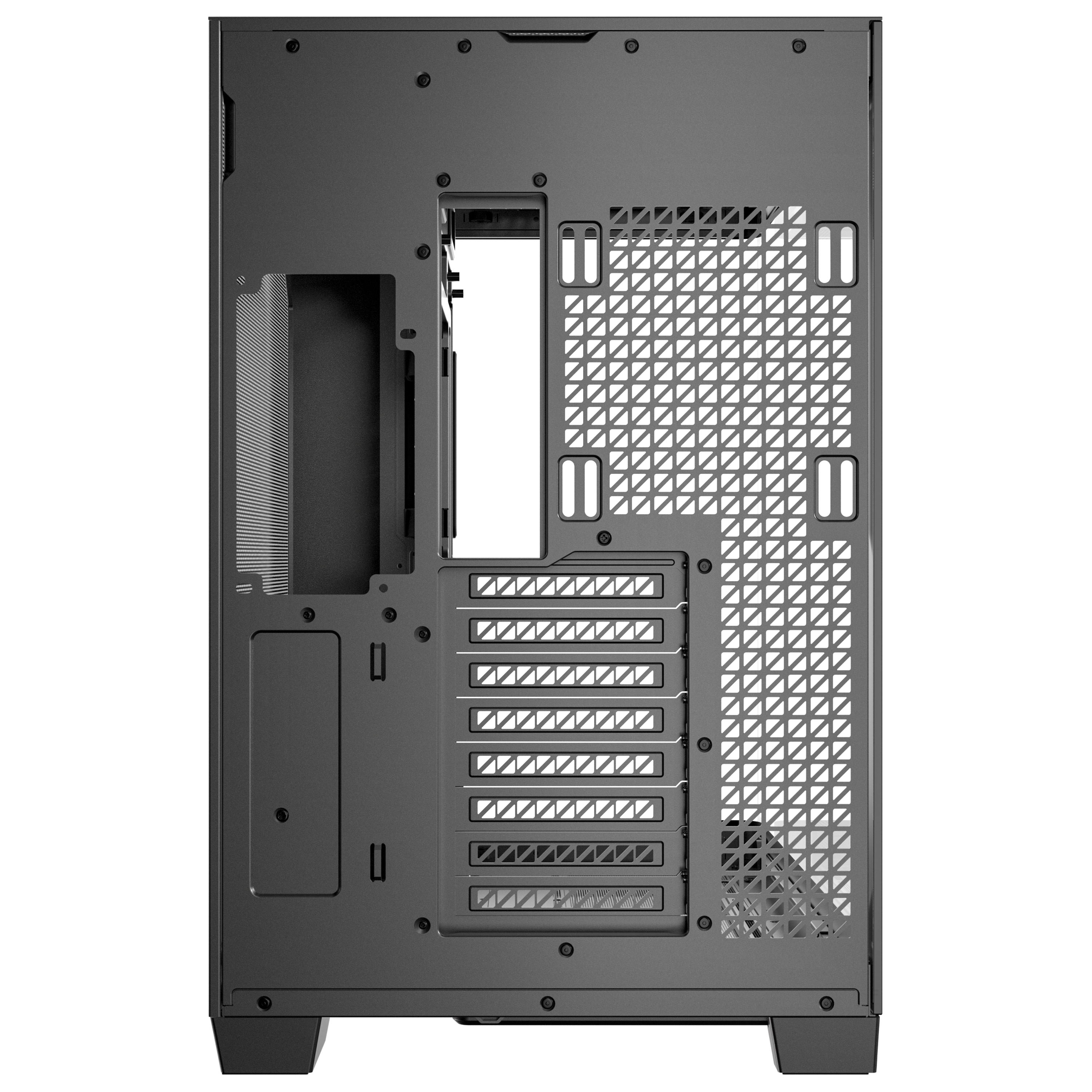 Antec - Antec C8 Curve Wood Full Tower Case - Black