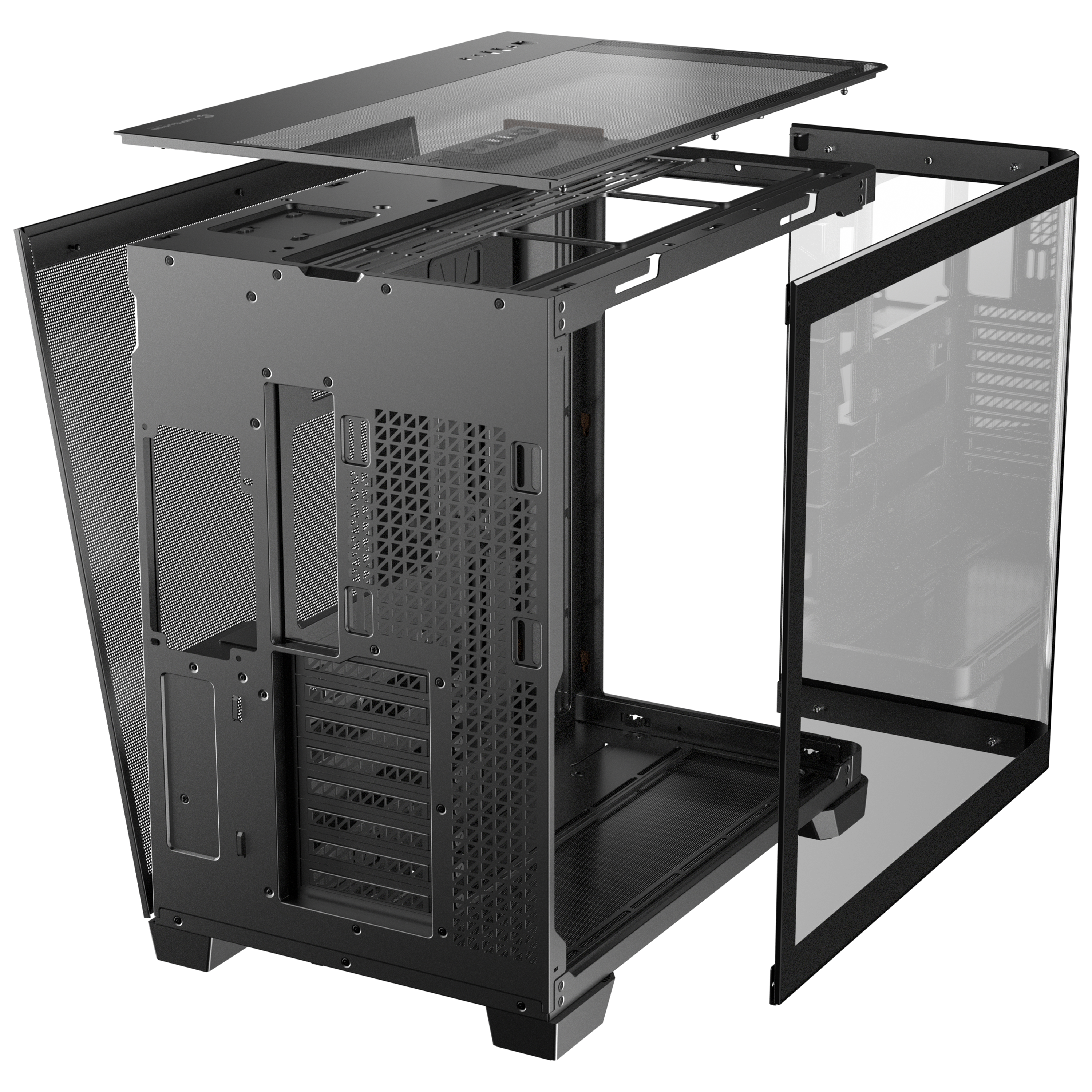 Antec - Antec C8 Curve Wood Full Tower Case - Black