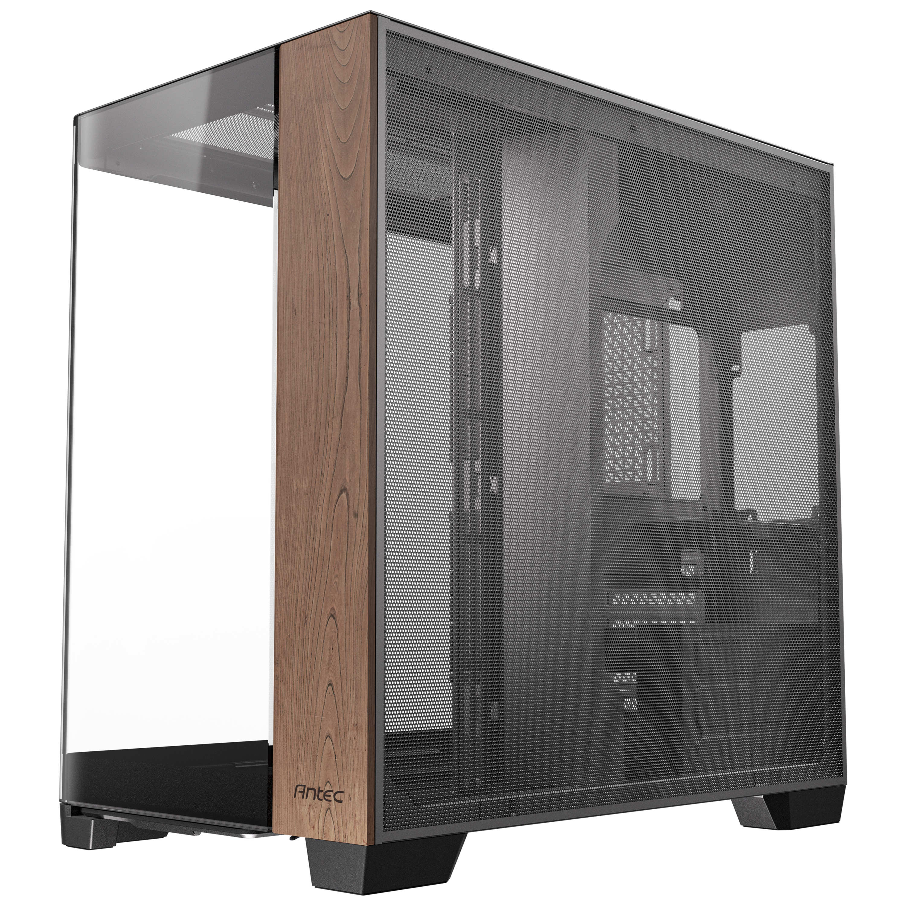 Antec - Antec C8 Curve Wood Full Tower Case - Black