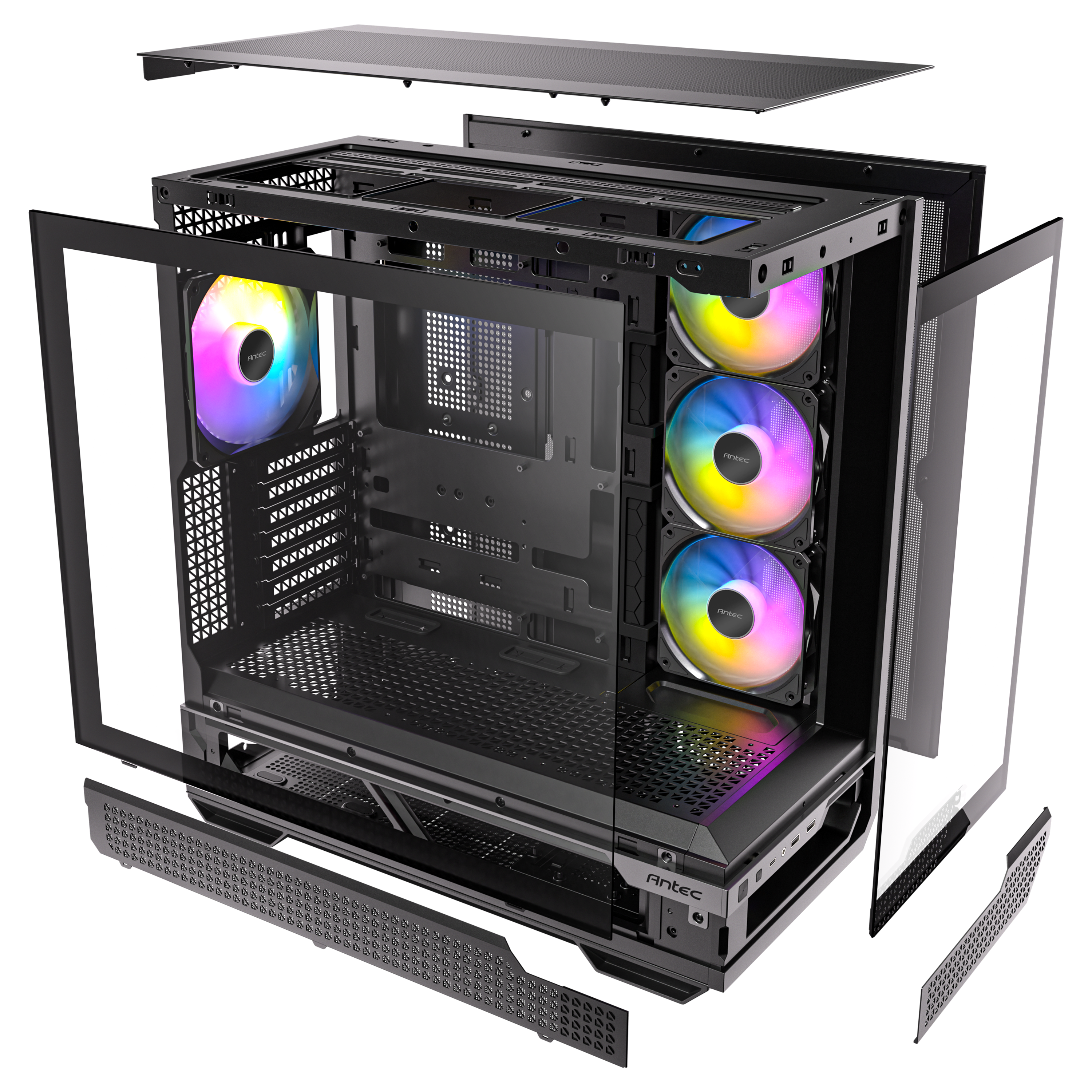 Antec - Antec C7 ARGB Mid Tower Case - Black