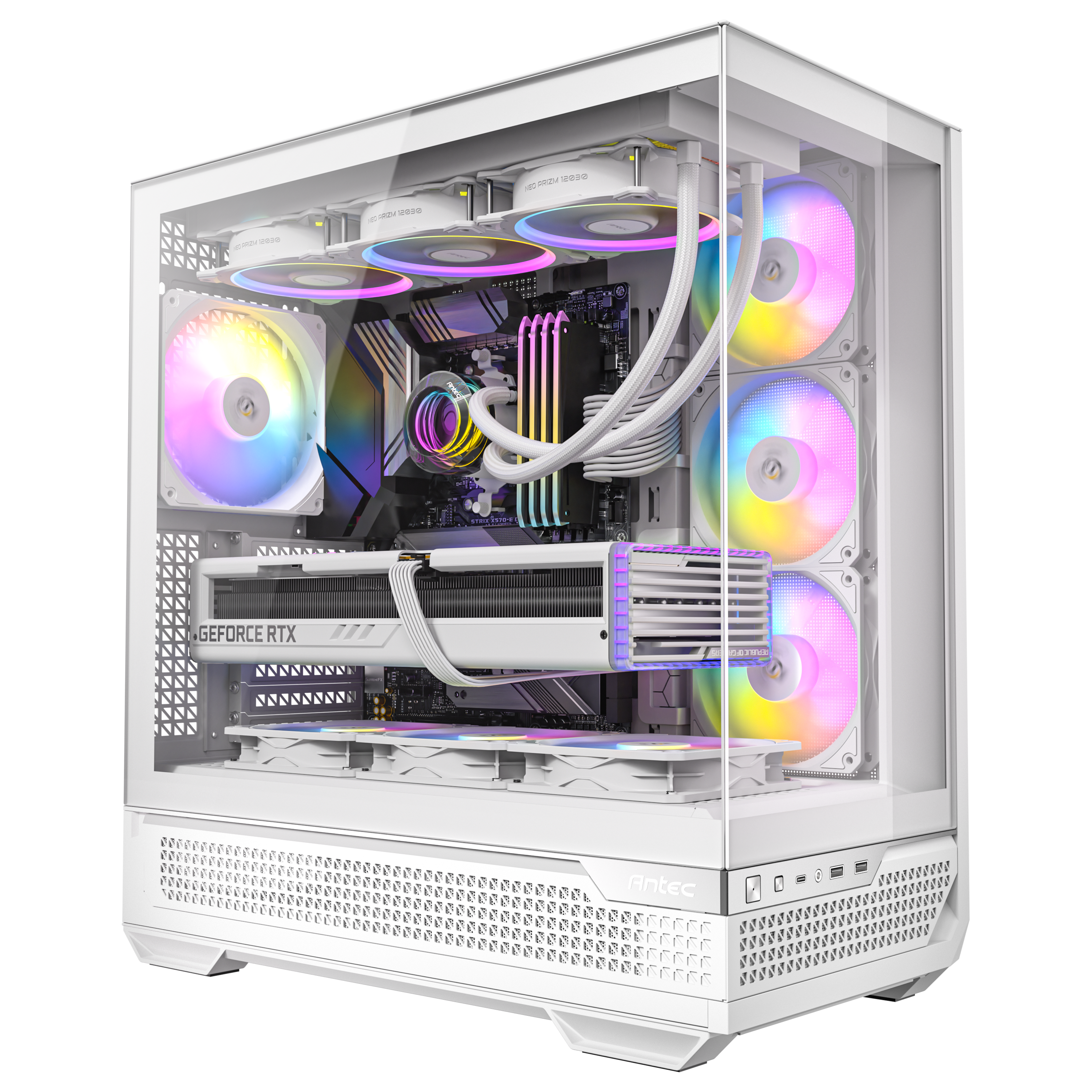 Antec - Antec C7 ARGB Mid Tower Case - White