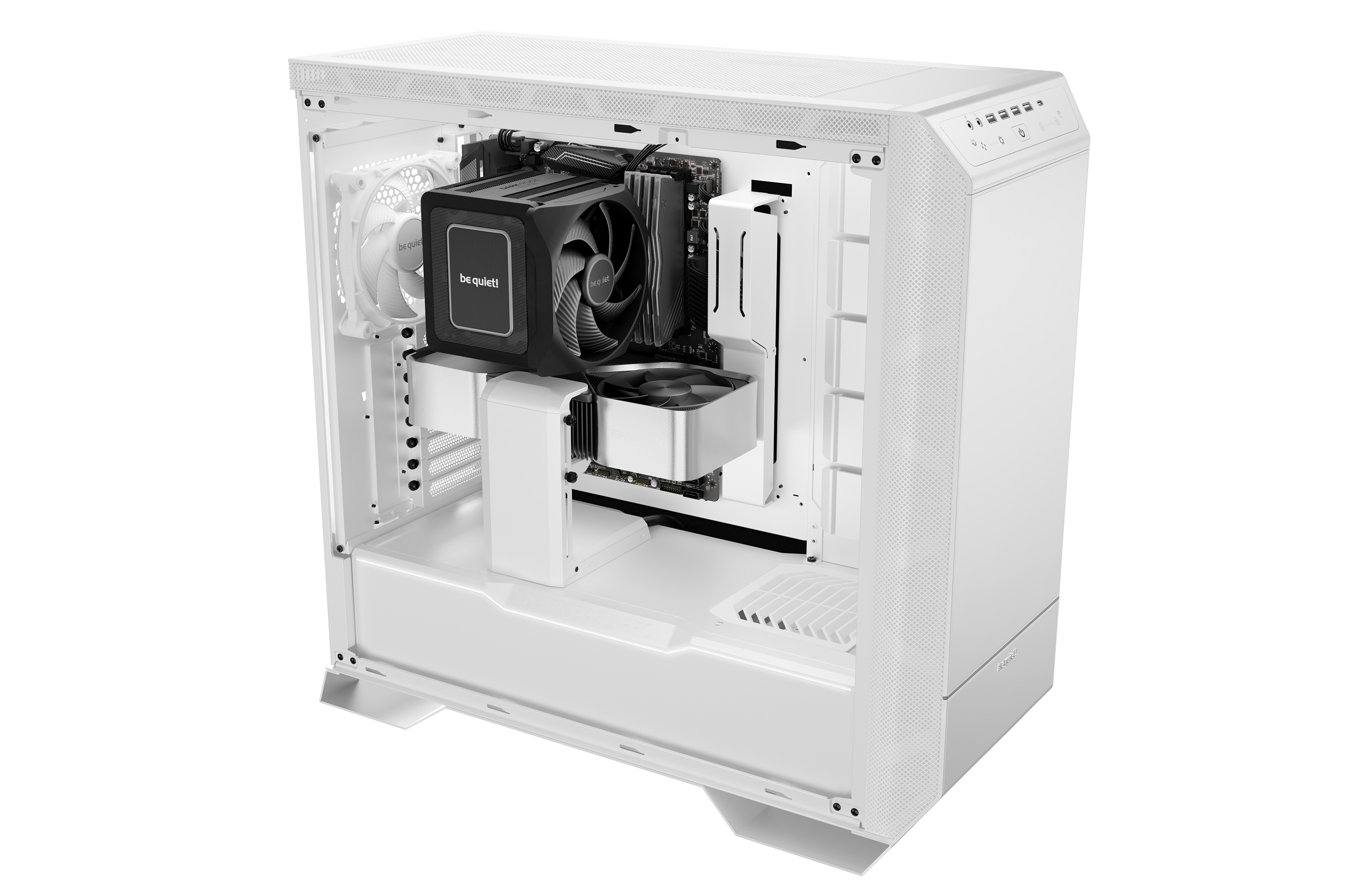 be quiet! - Be quiet Dark Base Pro 901 Full Tower Tempered Glass Case - White