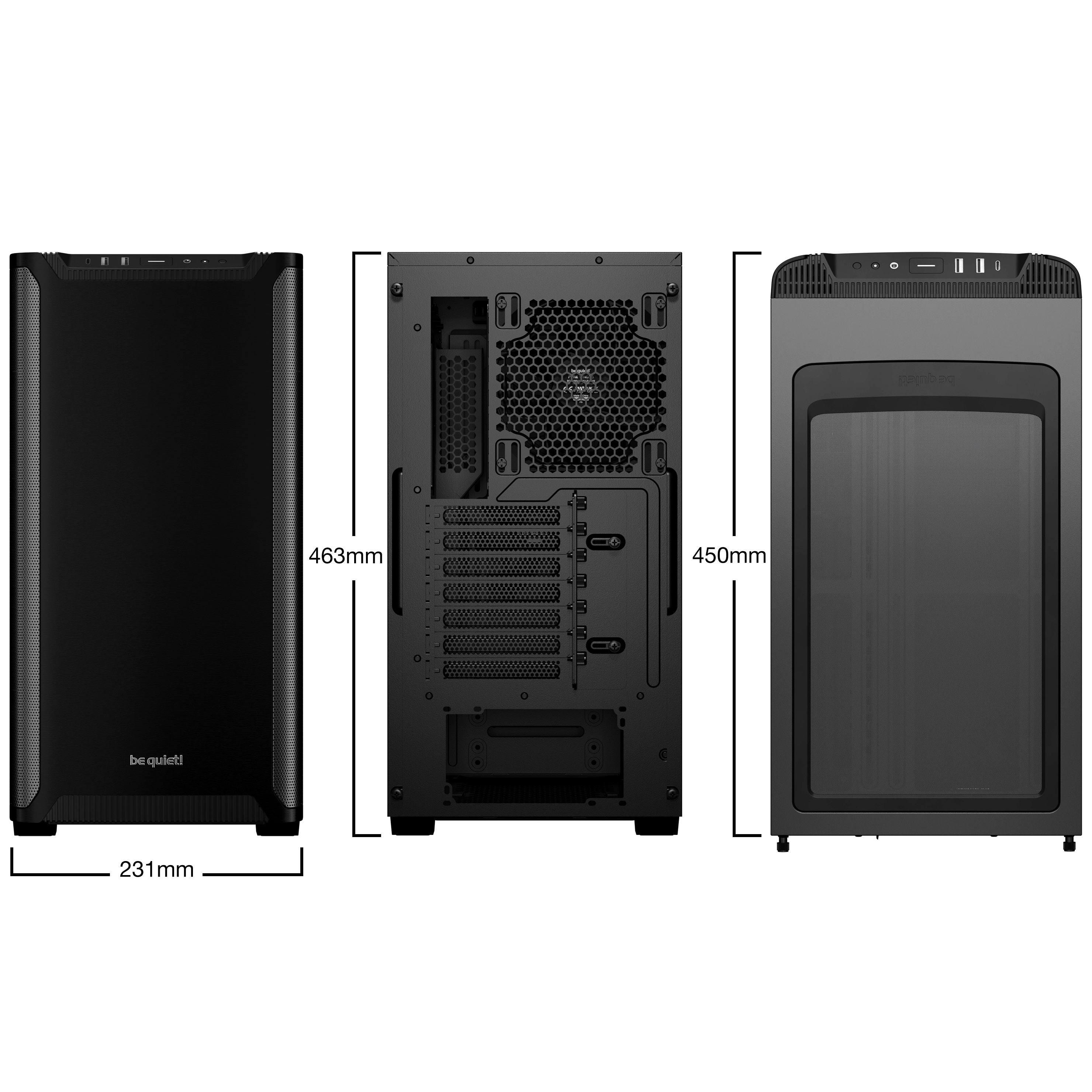 be quiet! - be quiet! PURE BASE 501 Mid Tower Case - Black