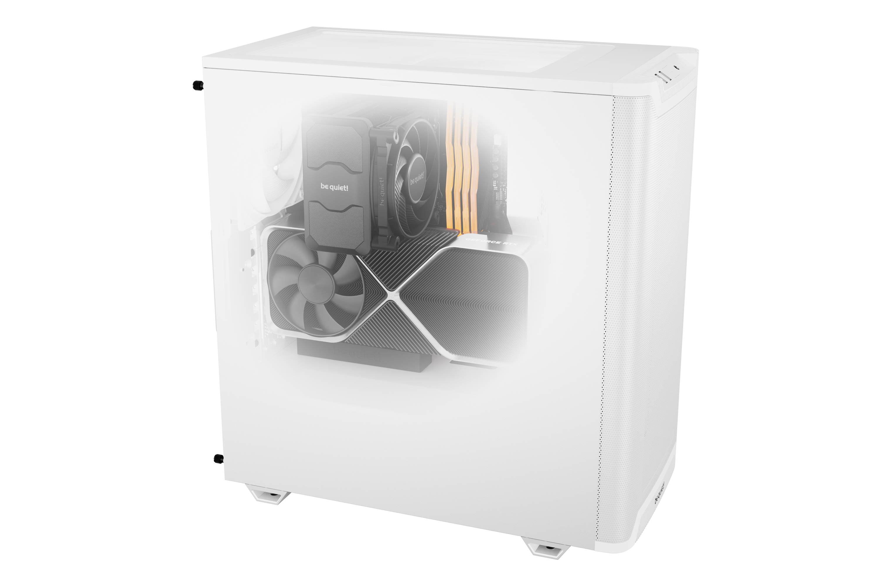 be quiet! - be quiet! PURE BASE 501 Airflow White Mid Tower Case