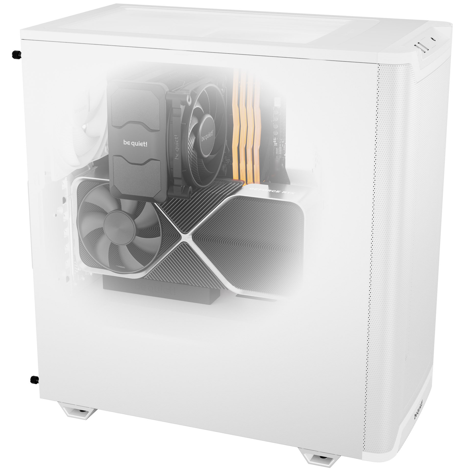 be quiet! - be quiet! PURE BASE 501 Airflow White Mid Tower Case