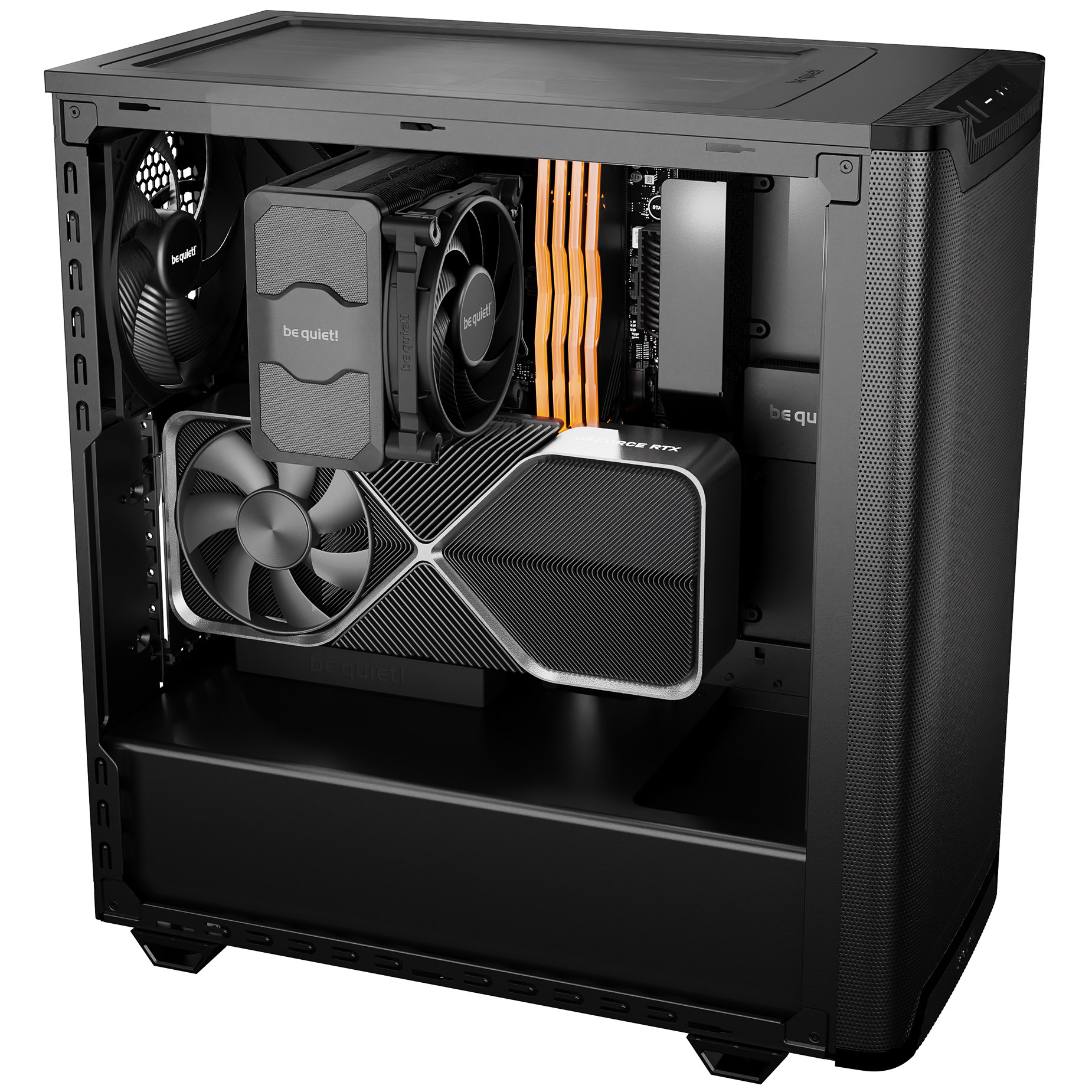 be quiet! - be quiet! PURE BASE 501 Airflow Window Black