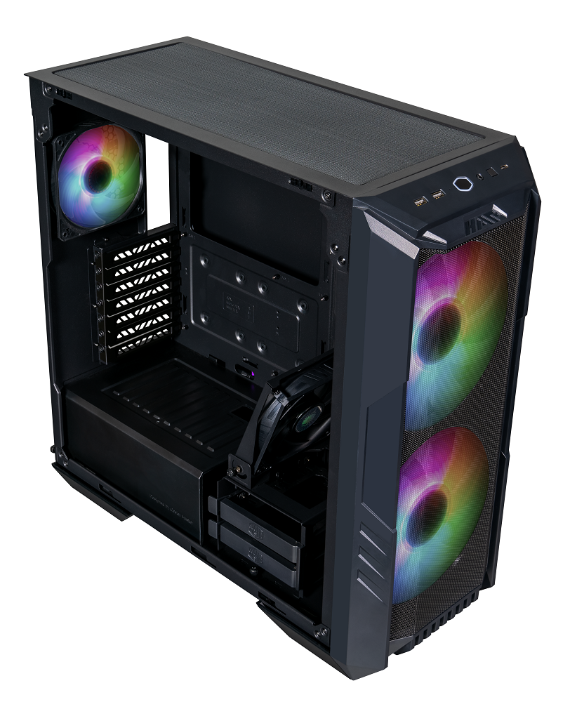 Cooler Master - Cooler Master HAF 500 Mid Tower Case - Black