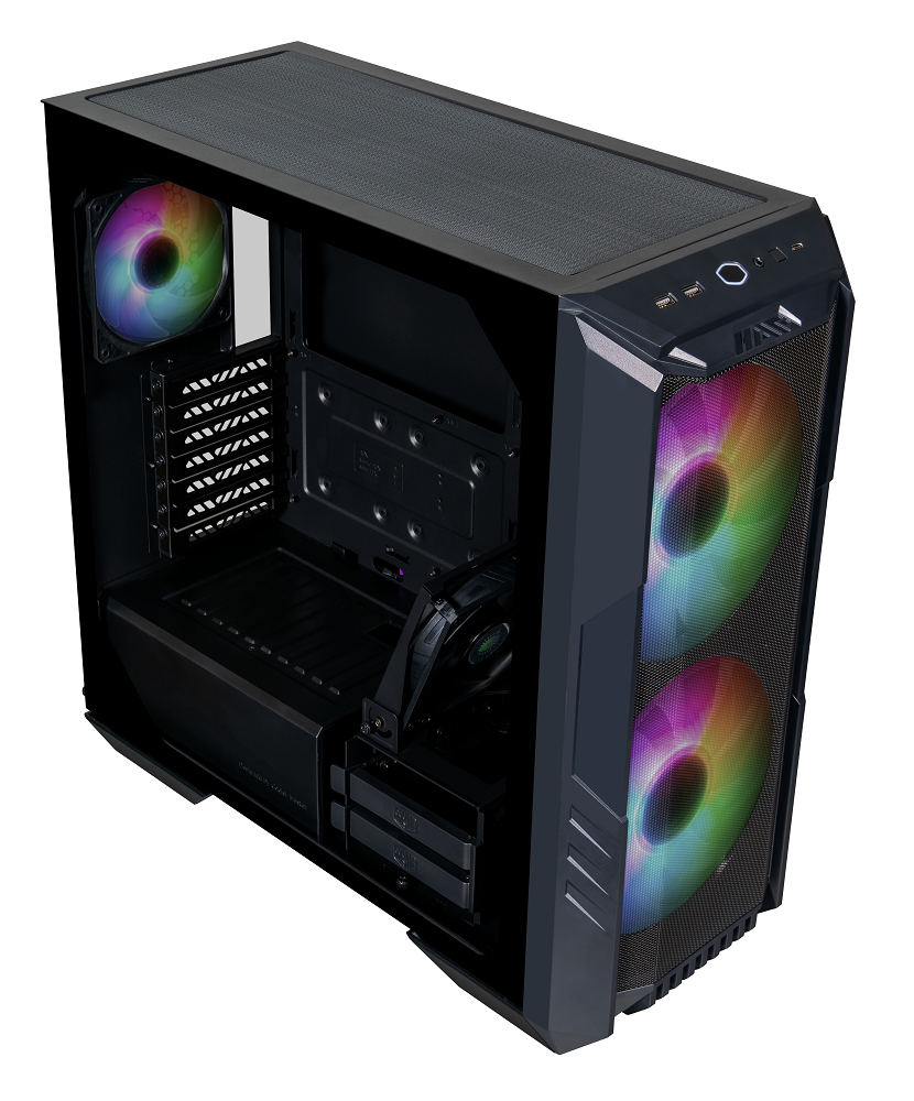 Cooler Master - Cooler Master HAF 500 Mid Tower Case - Black