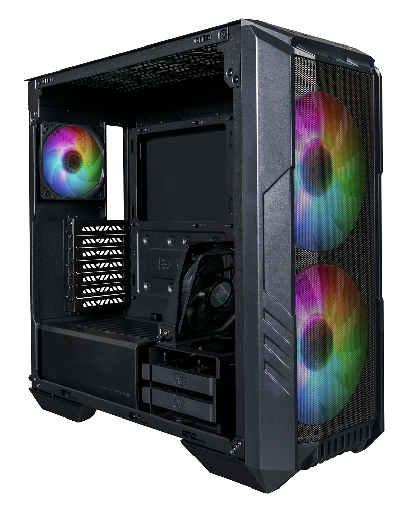 Cooler Master - Cooler Master HAF 500 Mid Tower Case - Black