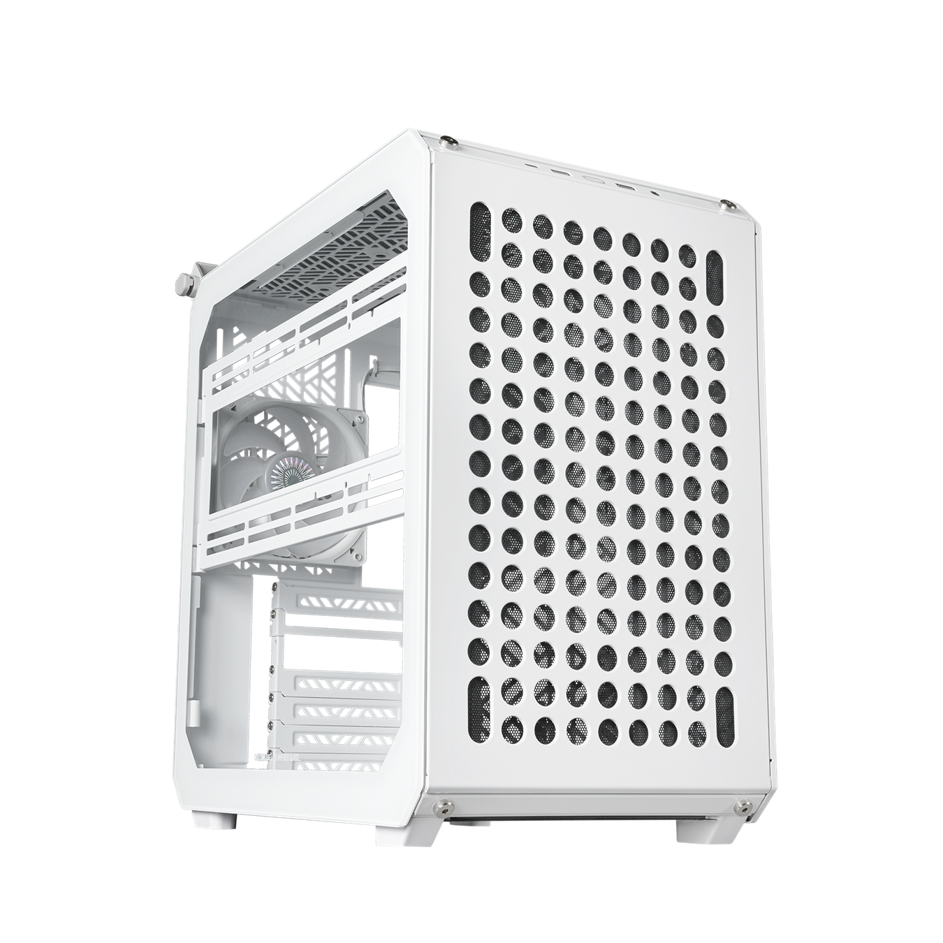 Cooler Master - Cooler Master Qube 500 Flatpack Mid-Tower Case - White