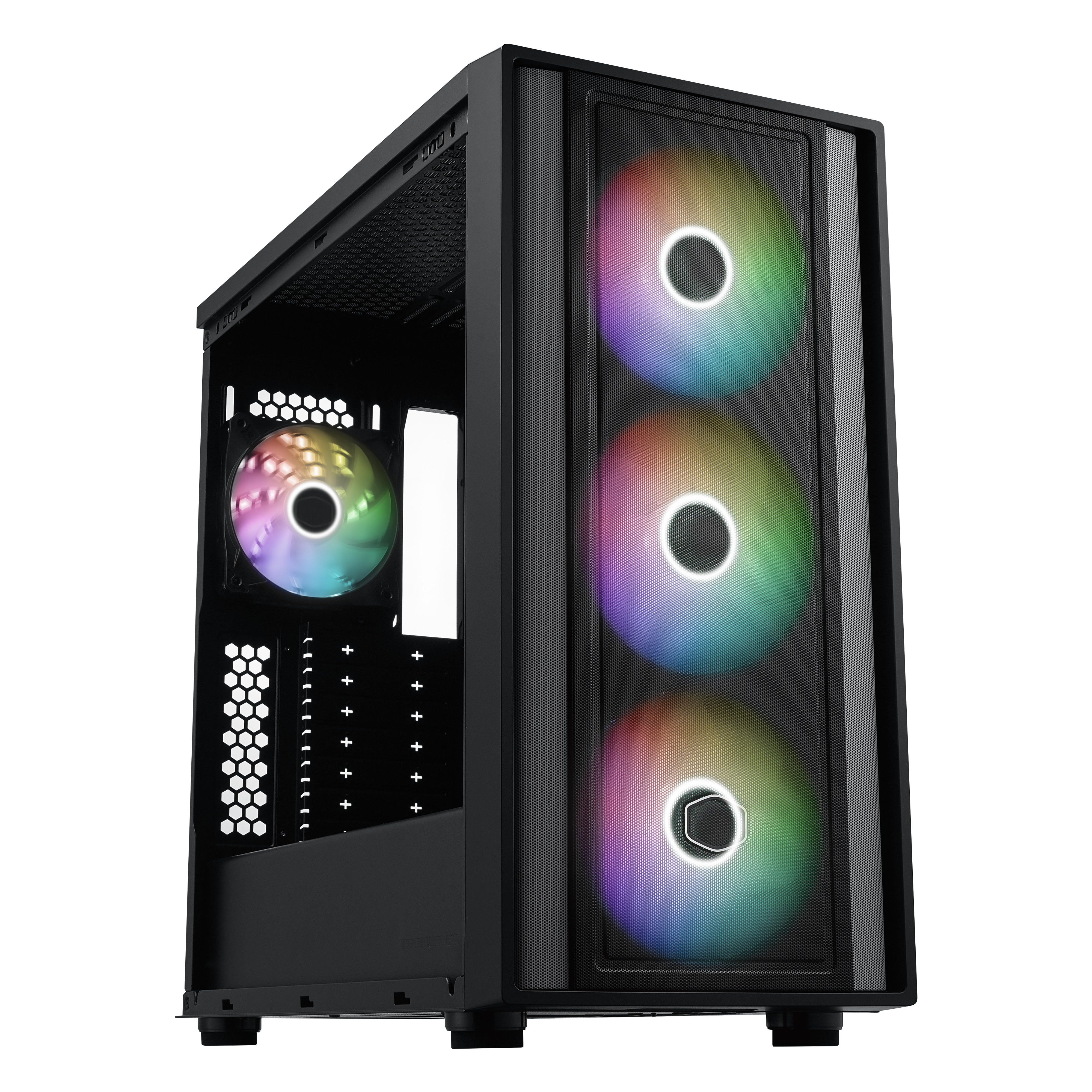 Cooler Master - Cooler Master MasterBox 600 Mid Tower ATX Case - Black