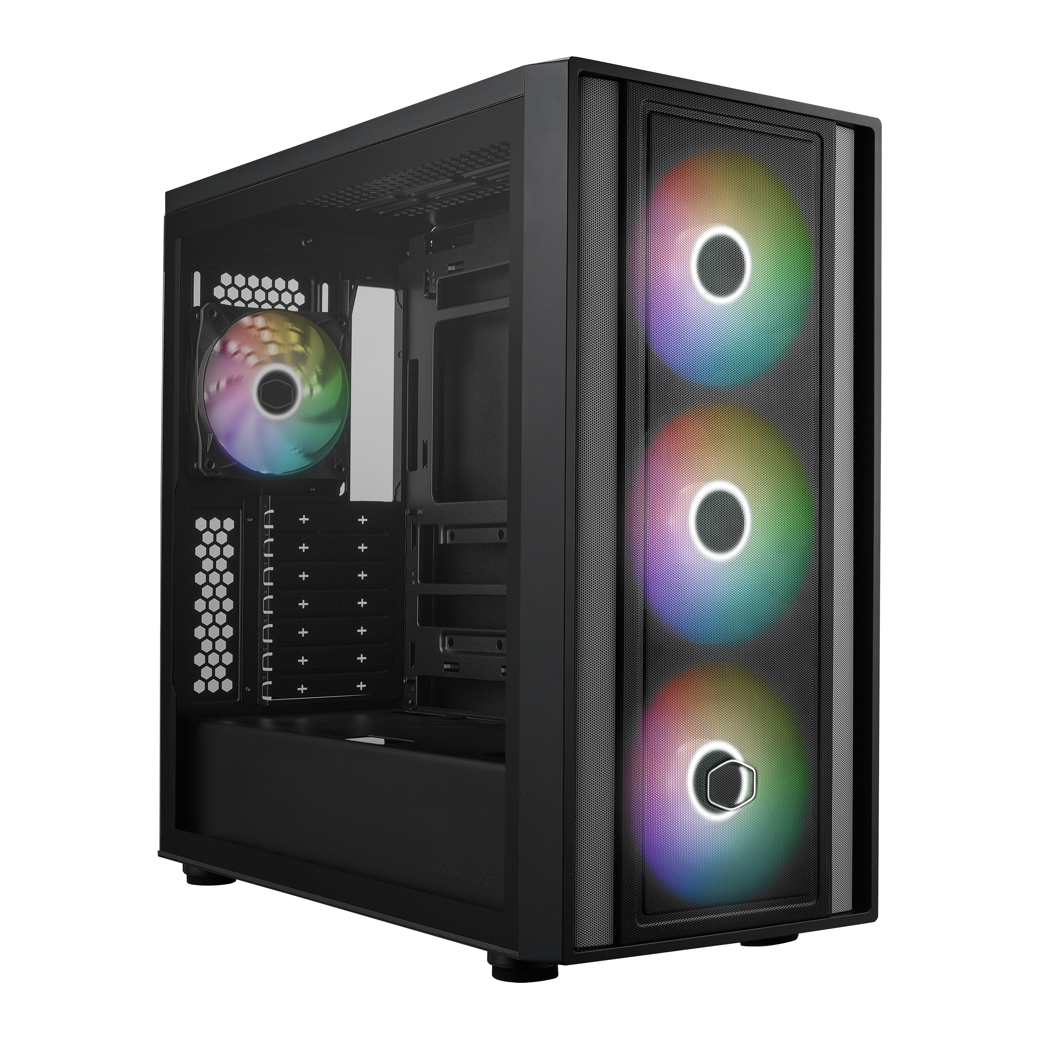 Cooler Master - Cooler Master MasterBox 600 Mid Tower ATX Case - Black