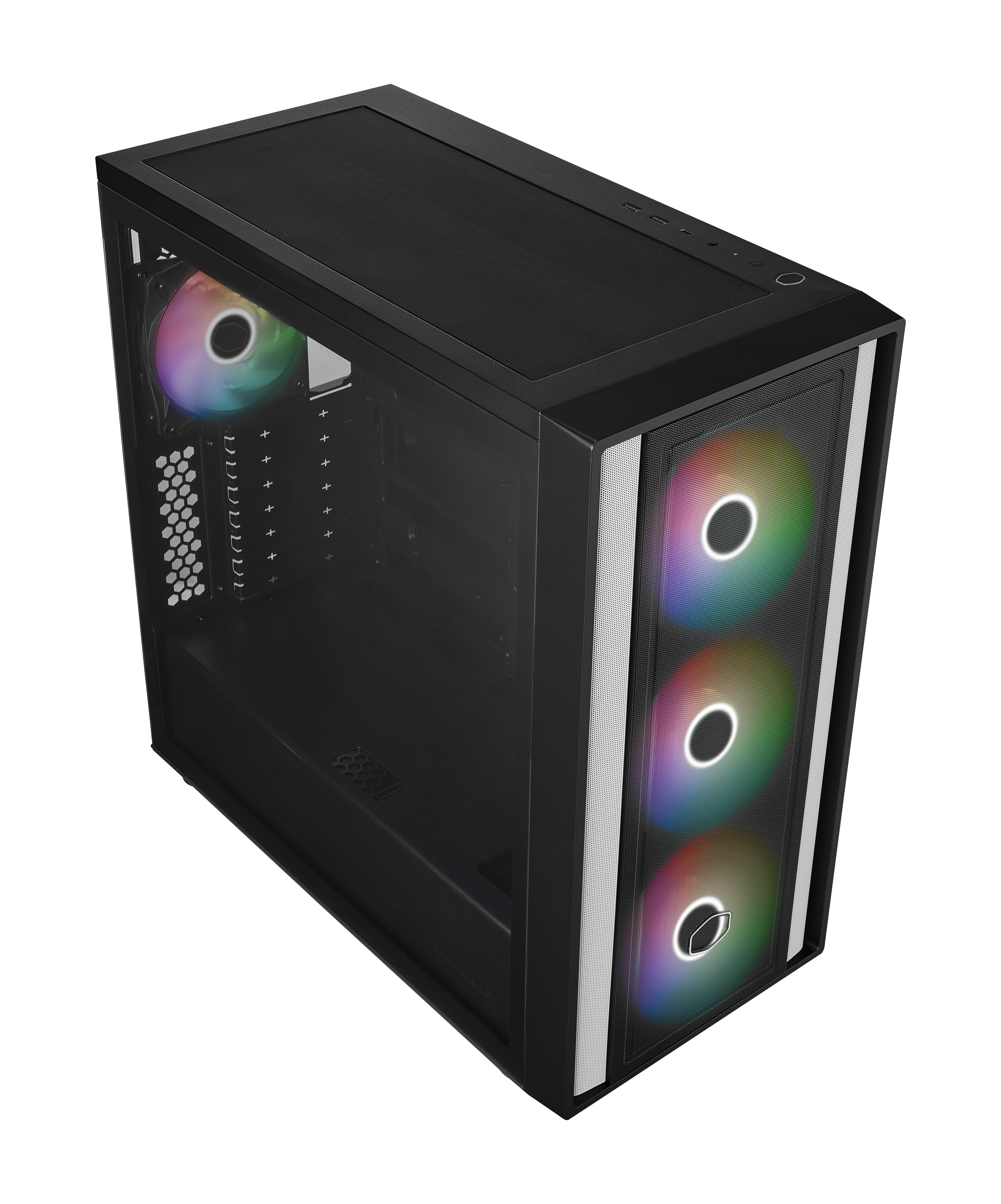 Cooler Master - Cooler Master MasterBox 600 Mid Tower ATX Case - Black