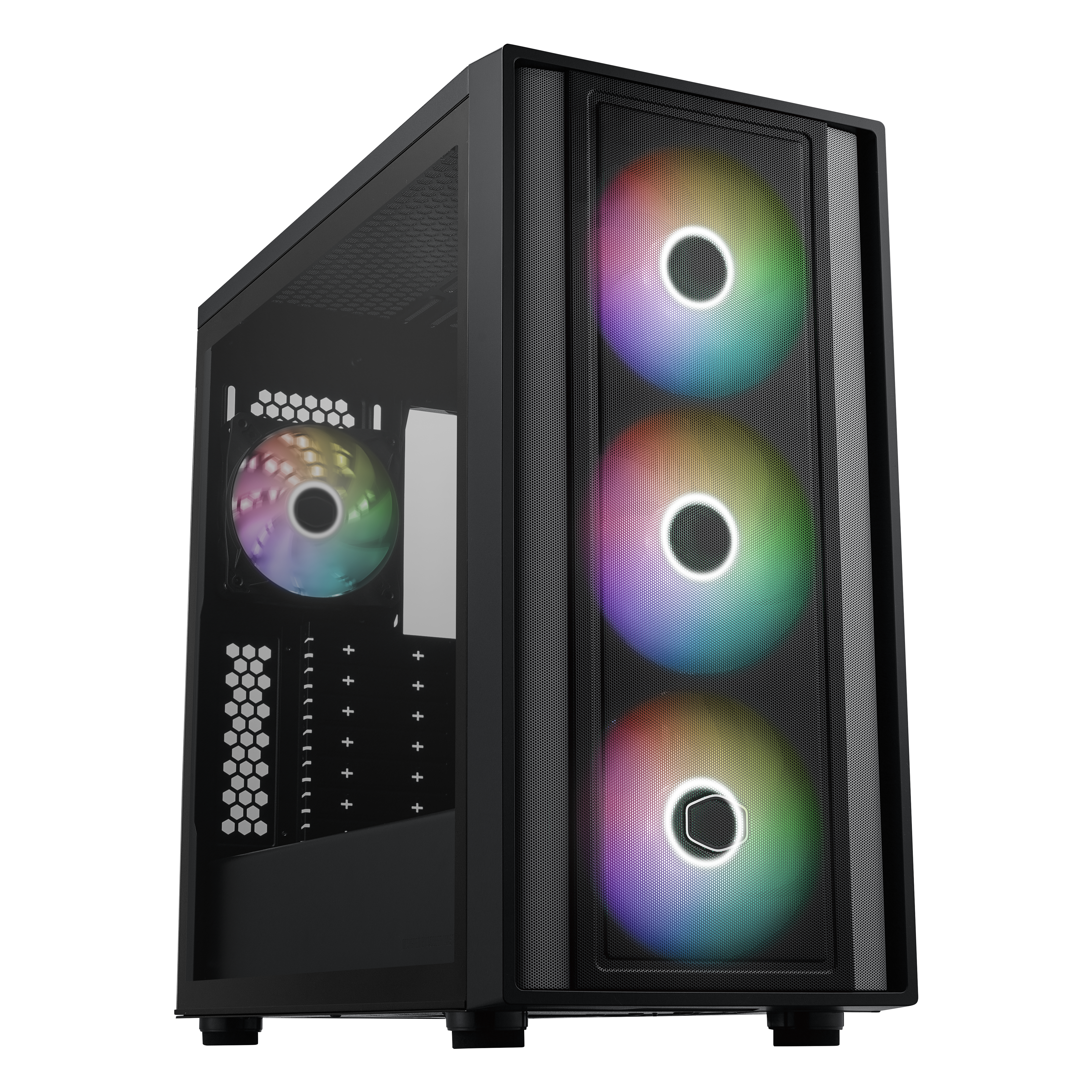 Cooler Master - Cooler Master MasterBox 600 Mid Tower ATX Case - Black