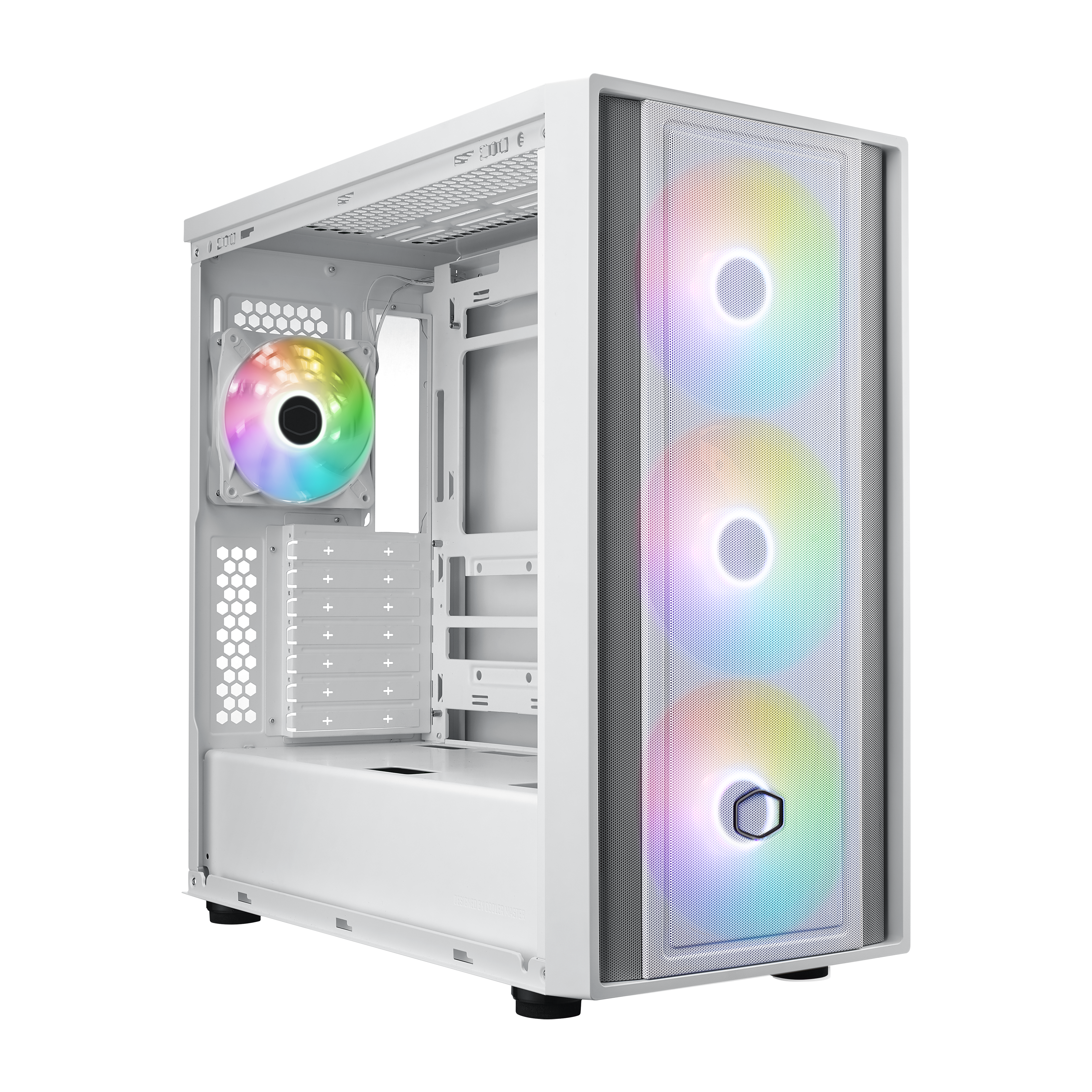 Cooler Master MasterBox 600 Mid Tower ATX Case - White