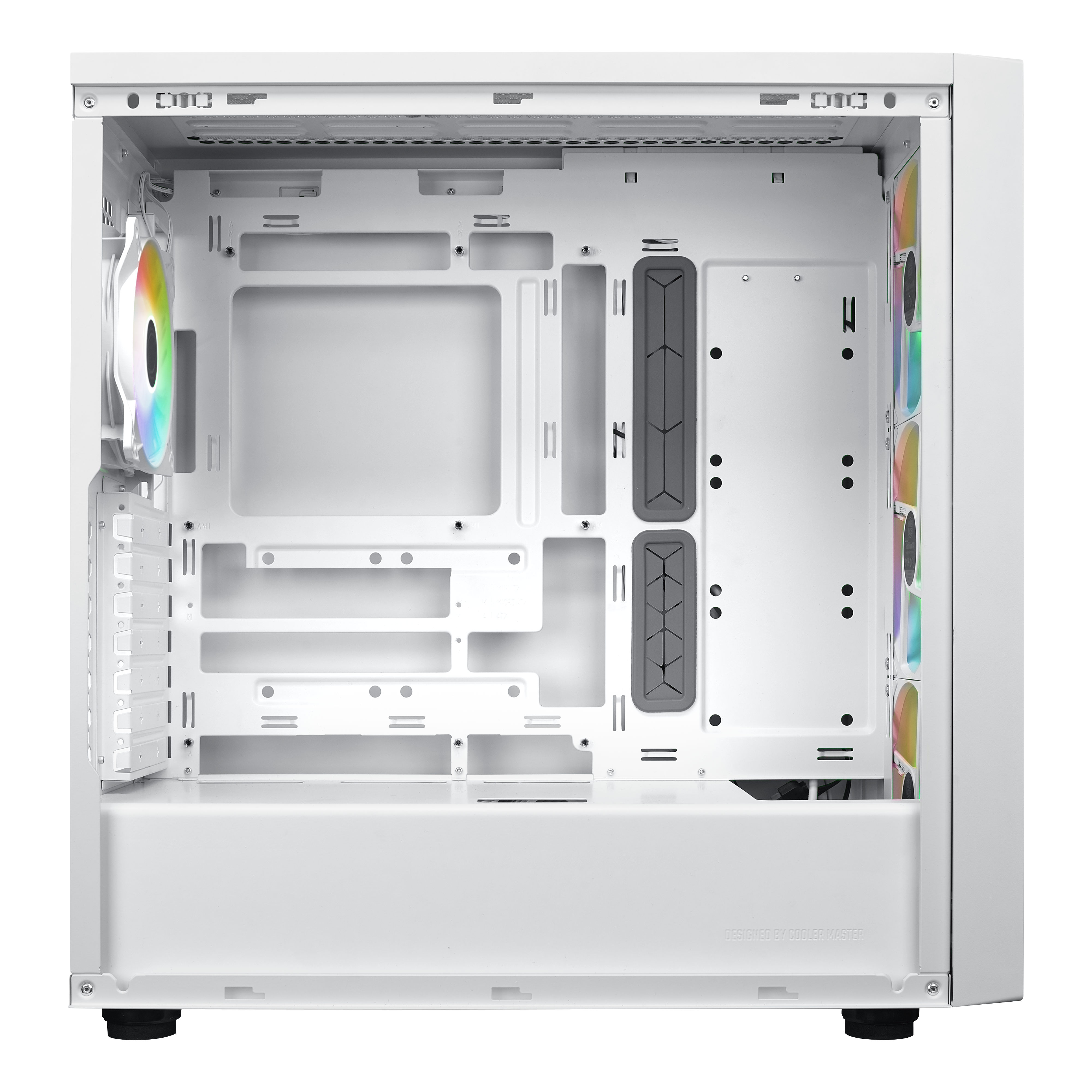 Cooler Master - Cooler Master MasterBox 600 Mid Tower ATX Case - White