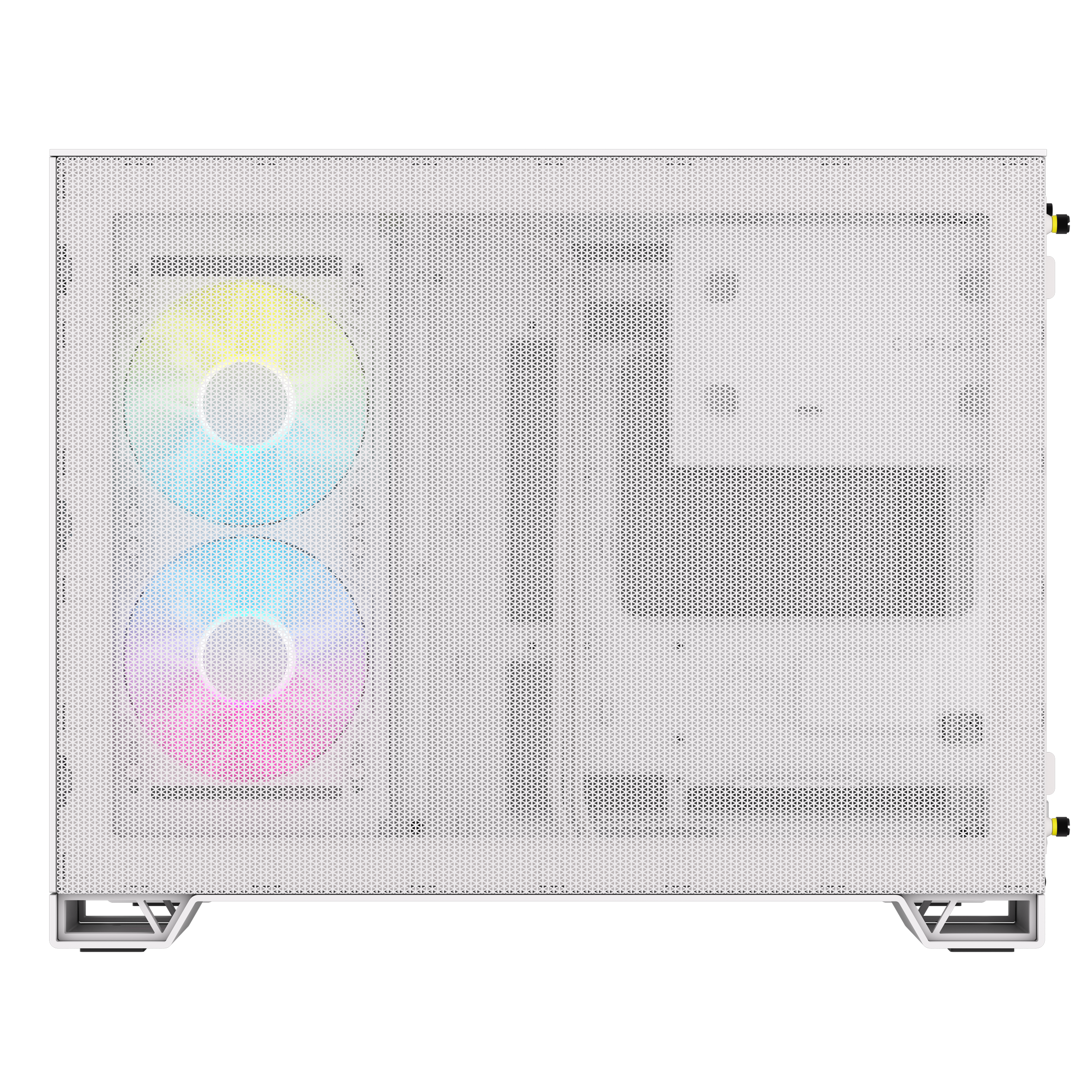 CORSAIR - Corsair iCUE LINK 2500X RGB Micro ATX Dual Chamber PC Case - White CC-9011268-WW