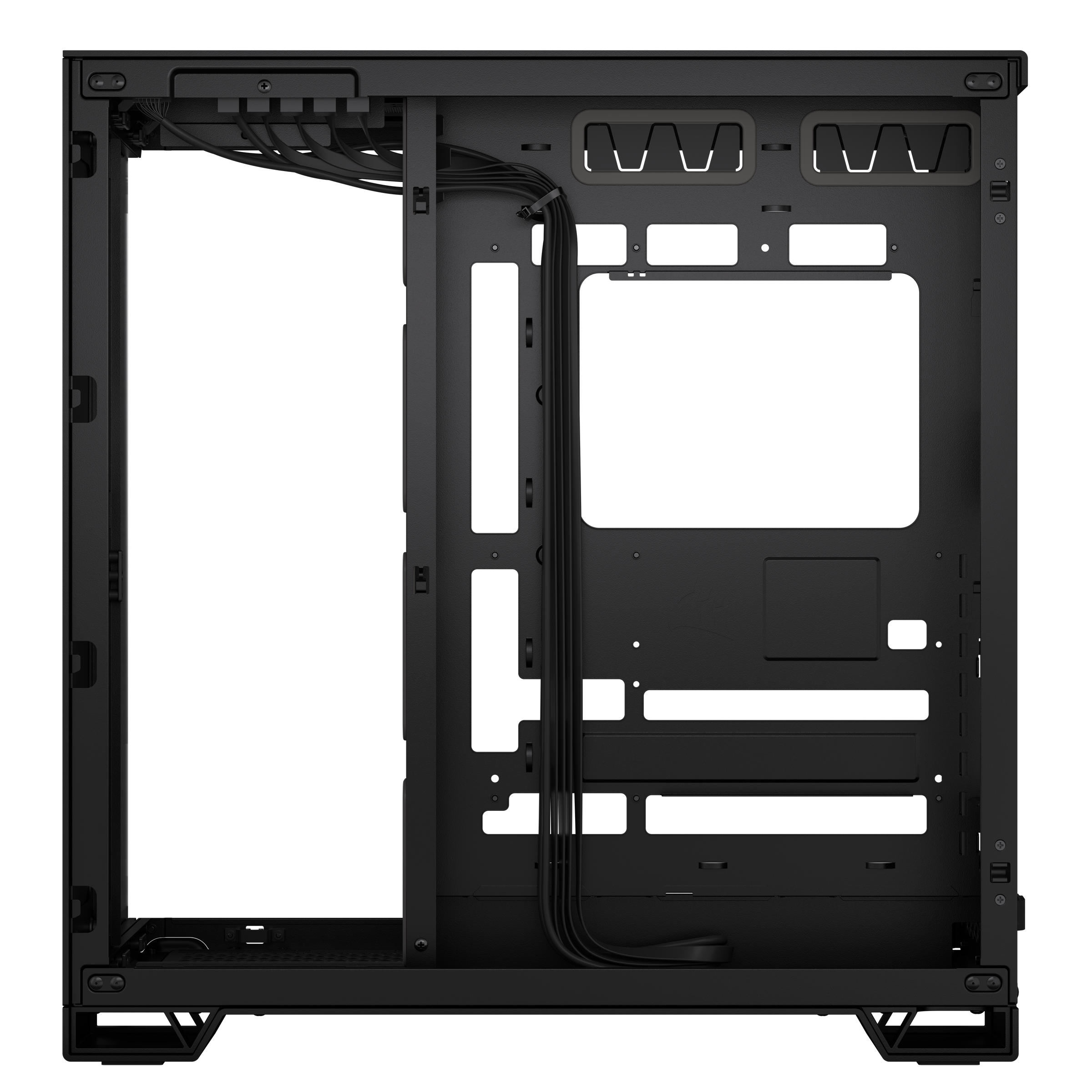 CORSAIR - Corsair iCUE LINK 6500X RGB Mid-Tower Dual Chamber PC Case - Black CC-9011269-WW