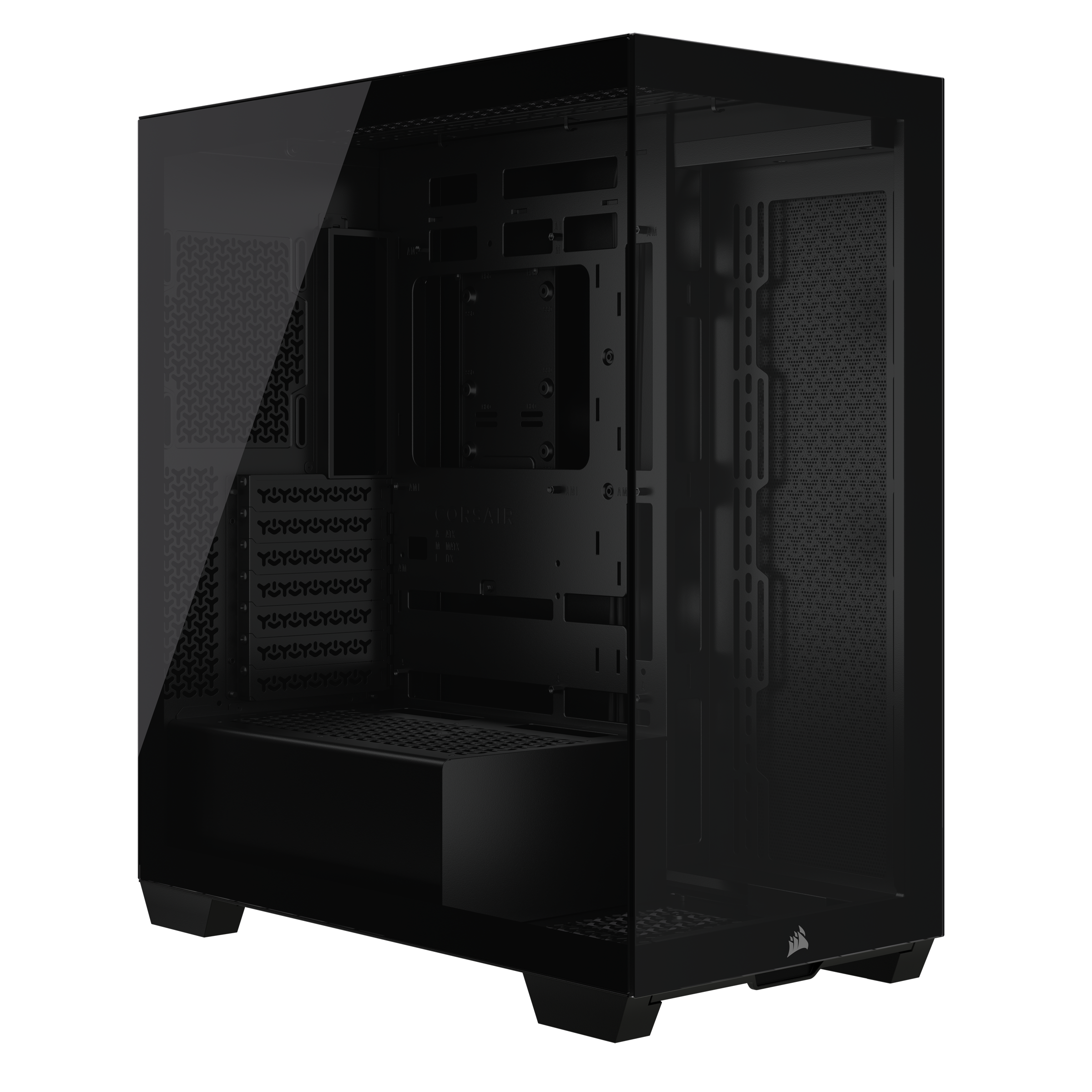 CORSAIR - Corsair 3500X Tempered Glass Mid-Tower - Black