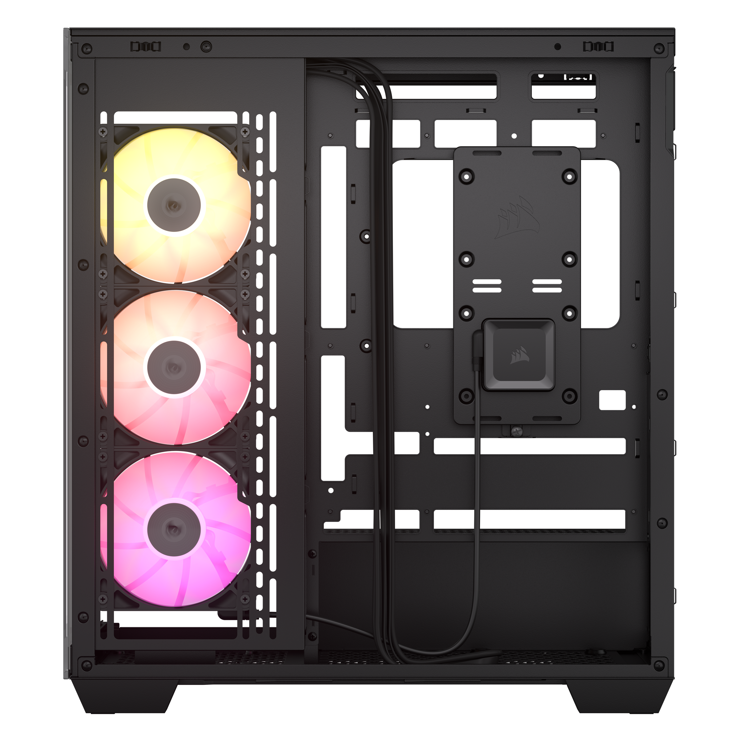 CORSAIR - Corsair 3500X RGB Tempered Glass Mid-Tower - Black