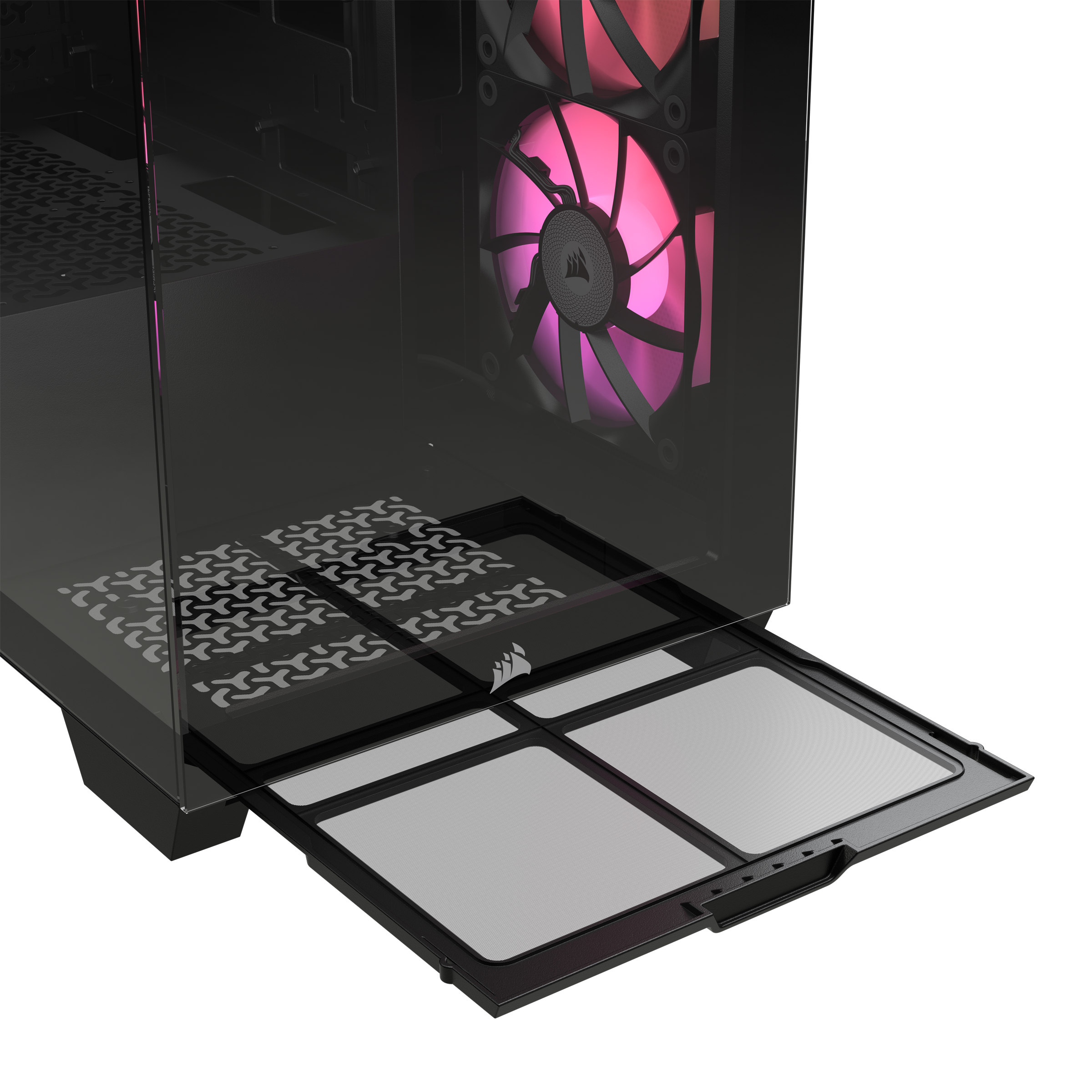 CORSAIR - Corsair 3500X RGB Tempered Glass Mid-Tower - Black