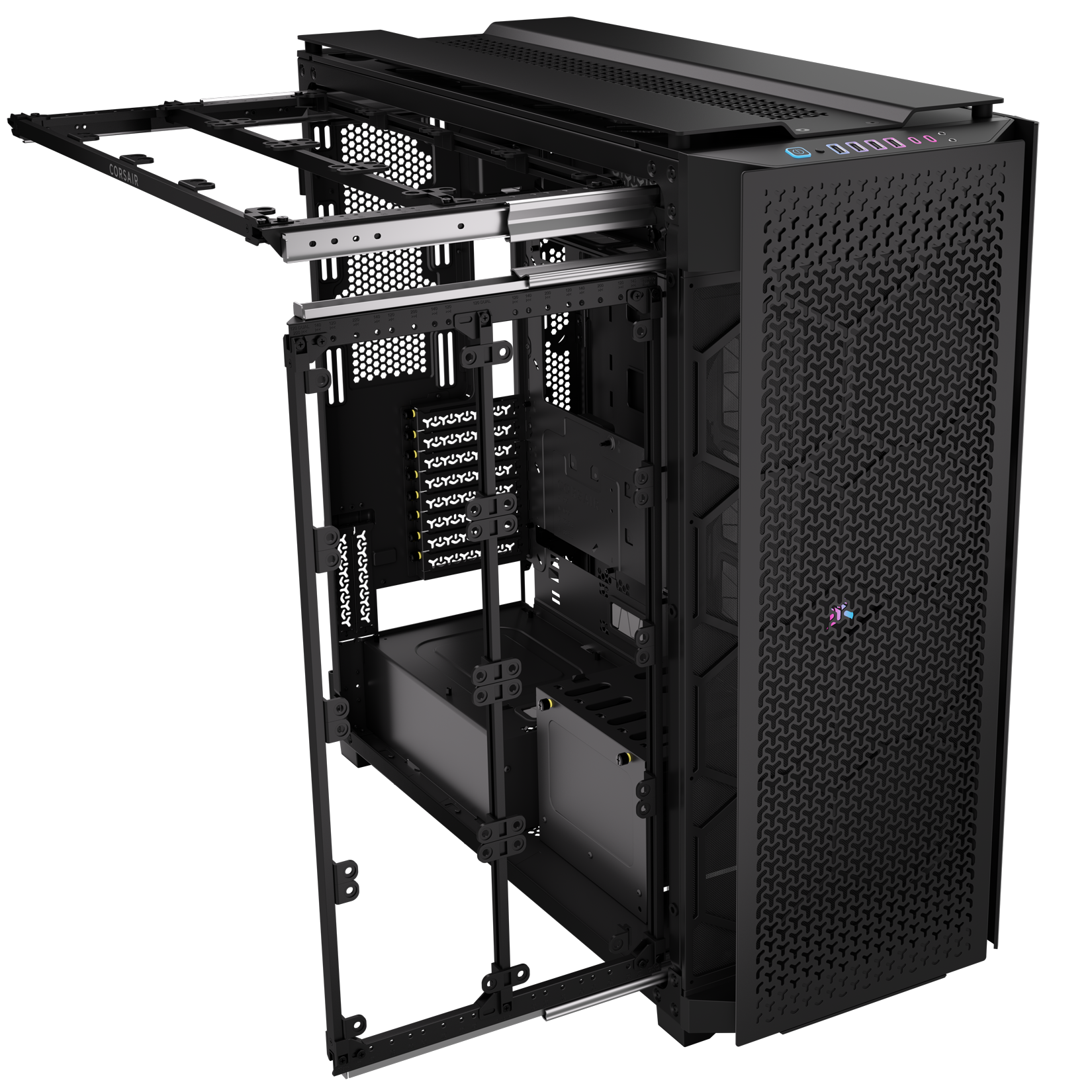 CORSAIR - Corsair iCUE LINK 9000D RGB AIRFLOW Super-Tower PC Case (CC-9011273-WW)