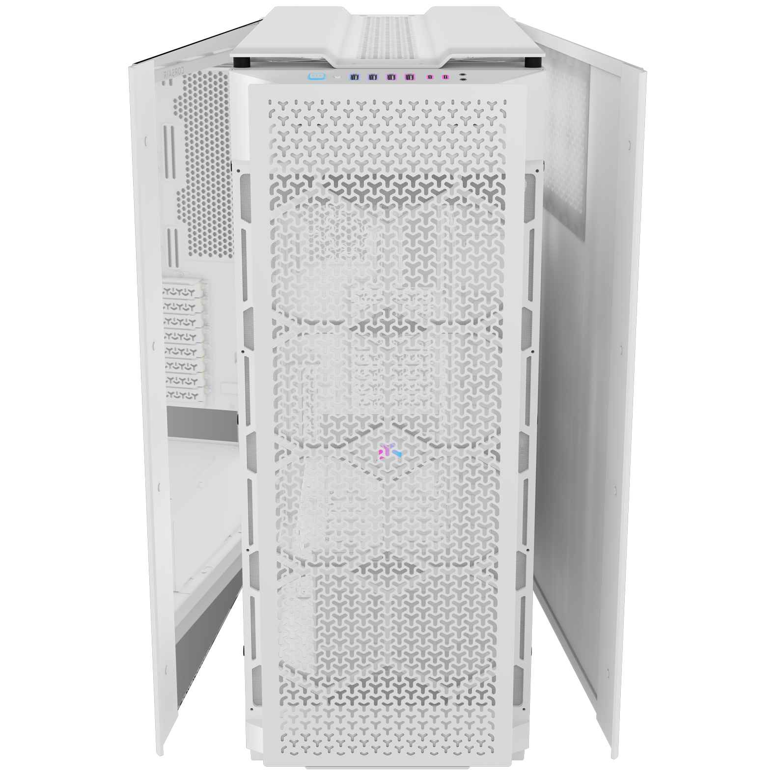 CORSAIR - Corsair iCUE LINK 9000D RGB AIRFLOW Super-Tower PC Case - White (CC-9011274-WW)