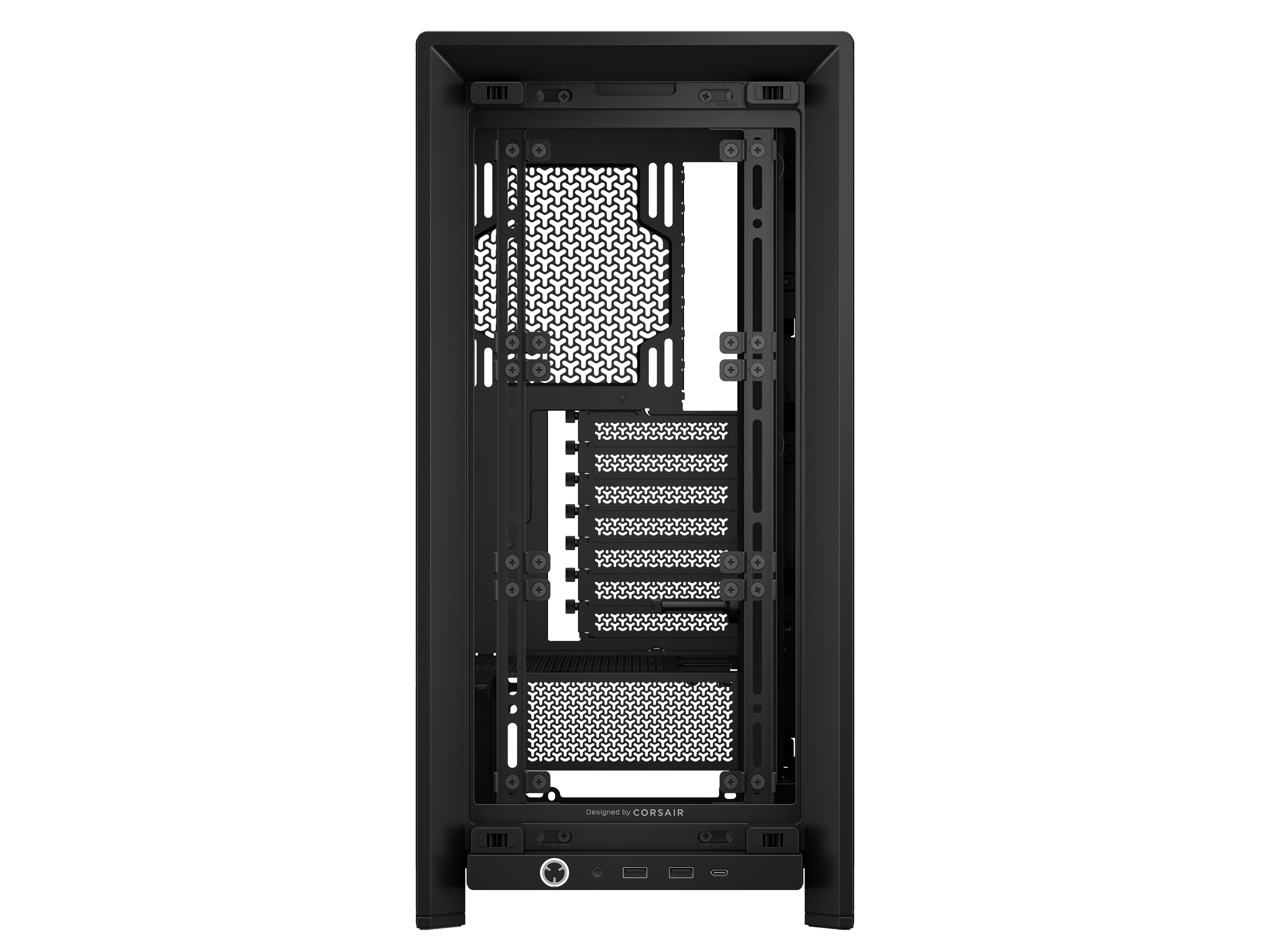 CORSAIR - CORSAIR FRAME 4000D Mid-Tower PC Case - Black