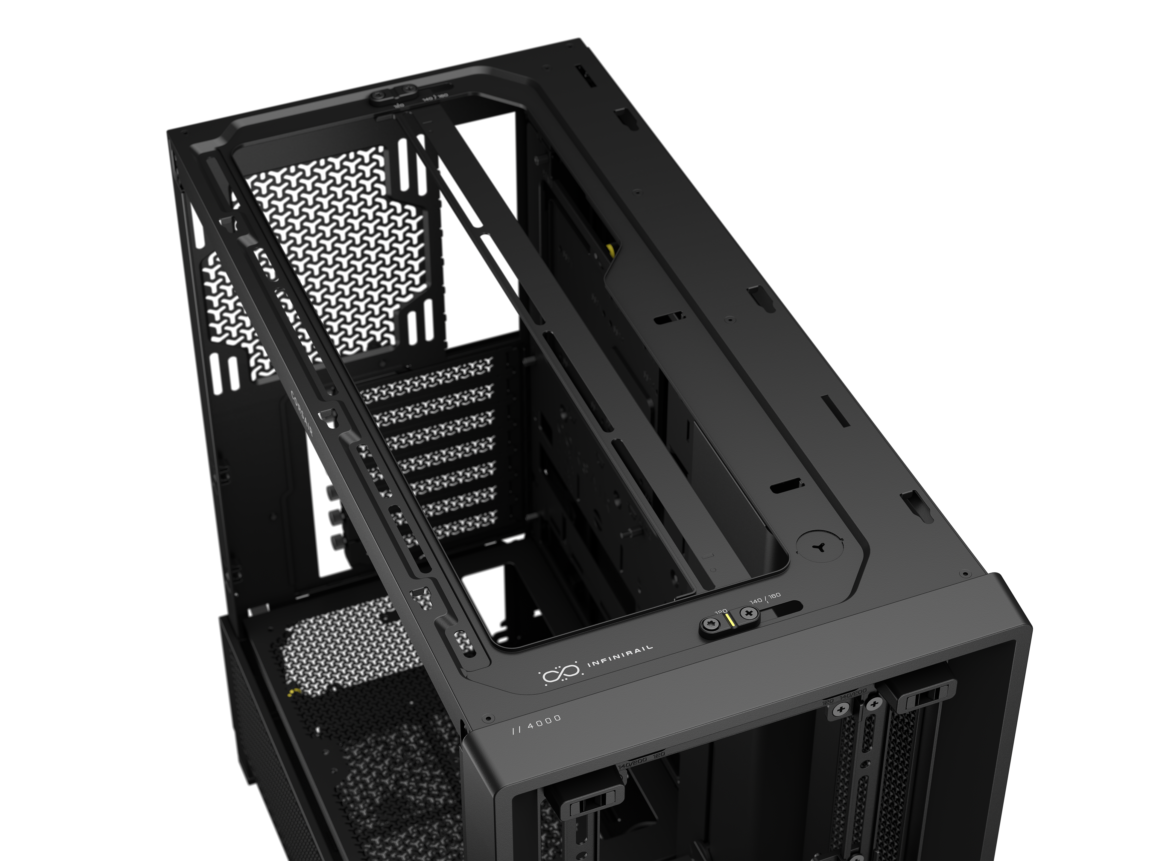 CORSAIR - CORSAIR FRAME 4000D Mid-Tower PC Case - Black