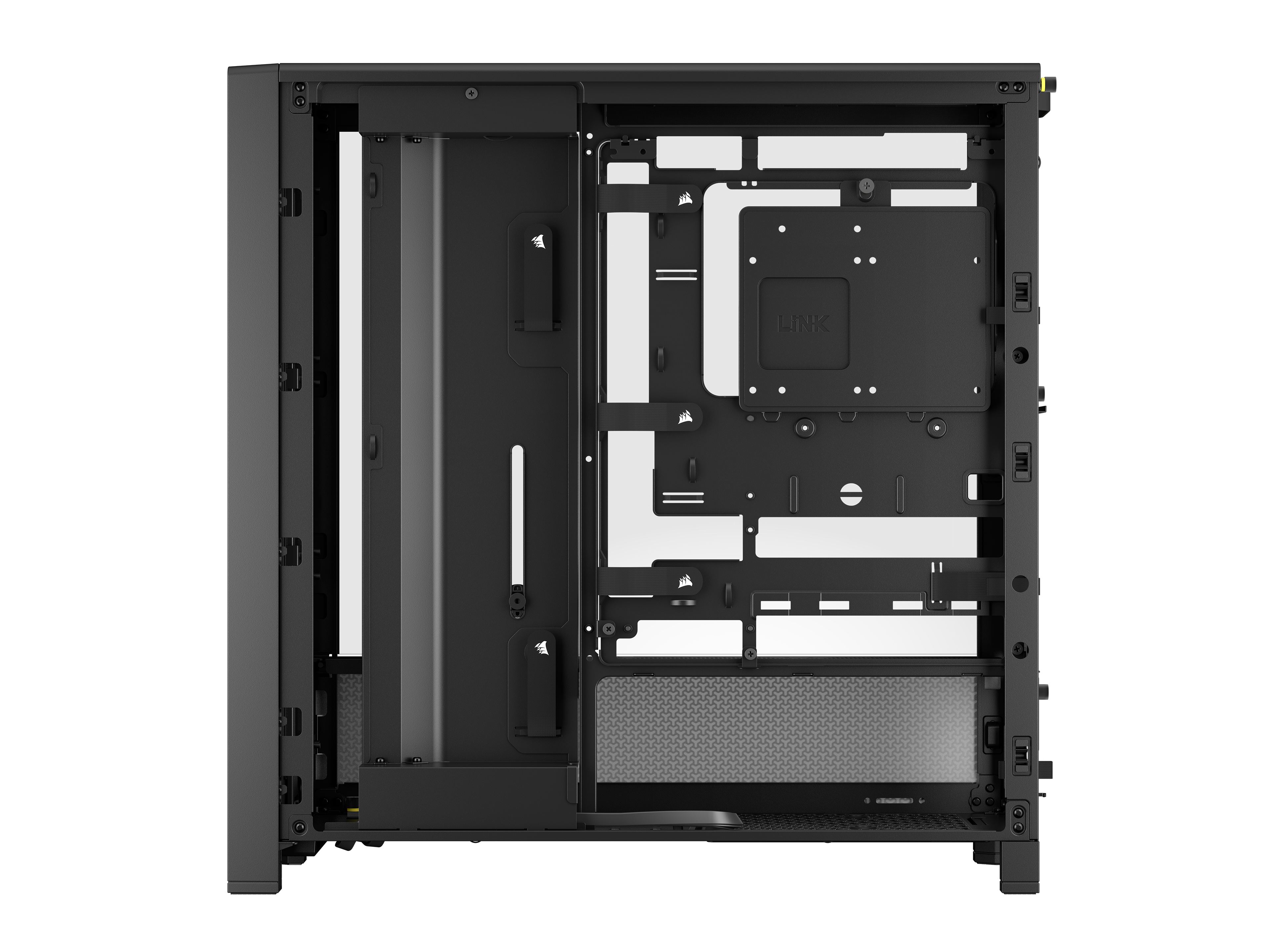 CORSAIR - CORSAIR FRAME 4000D Mid-Tower PC Case - Black