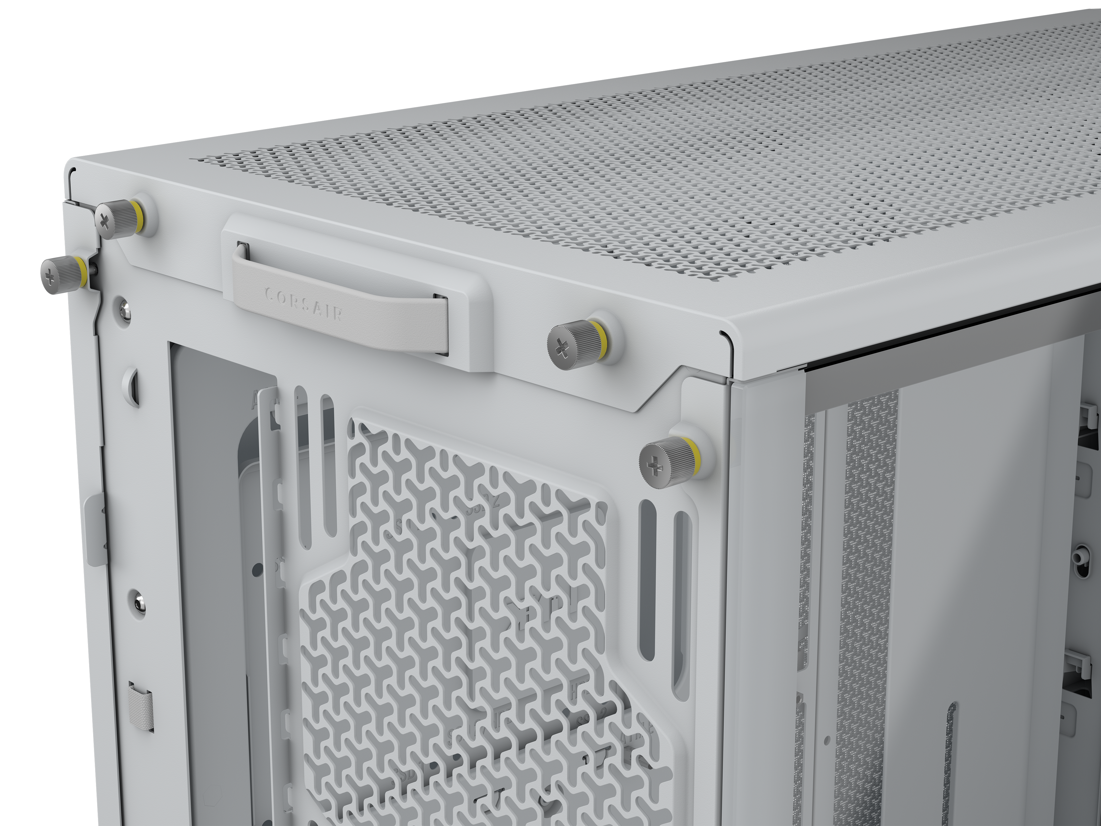 CORSAIR - CORSAIR FRAME 4000D Mid-Tower PC Case - White