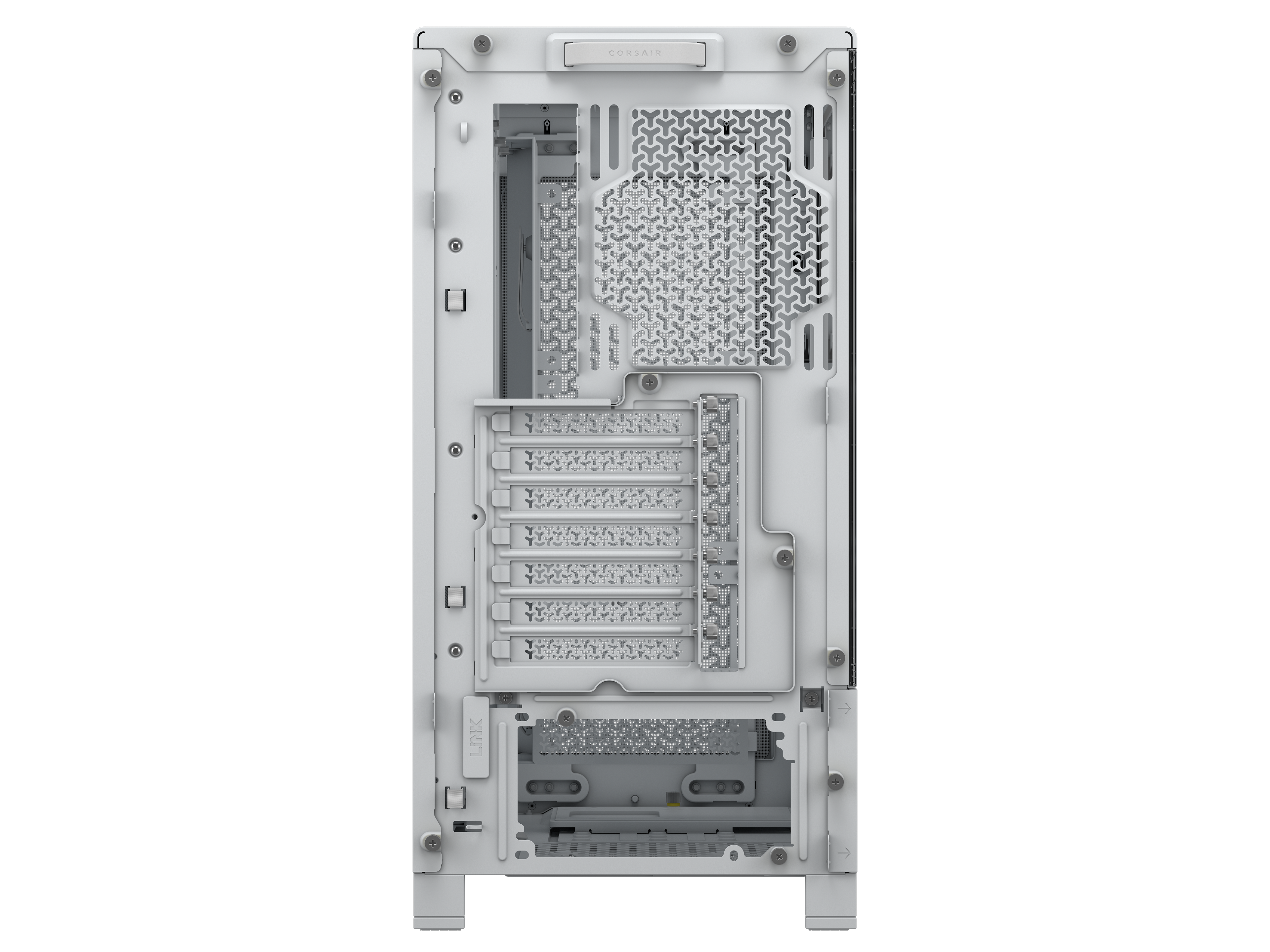 CORSAIR - CORSAIR FRAME 4000D Mid-Tower PC Case - White